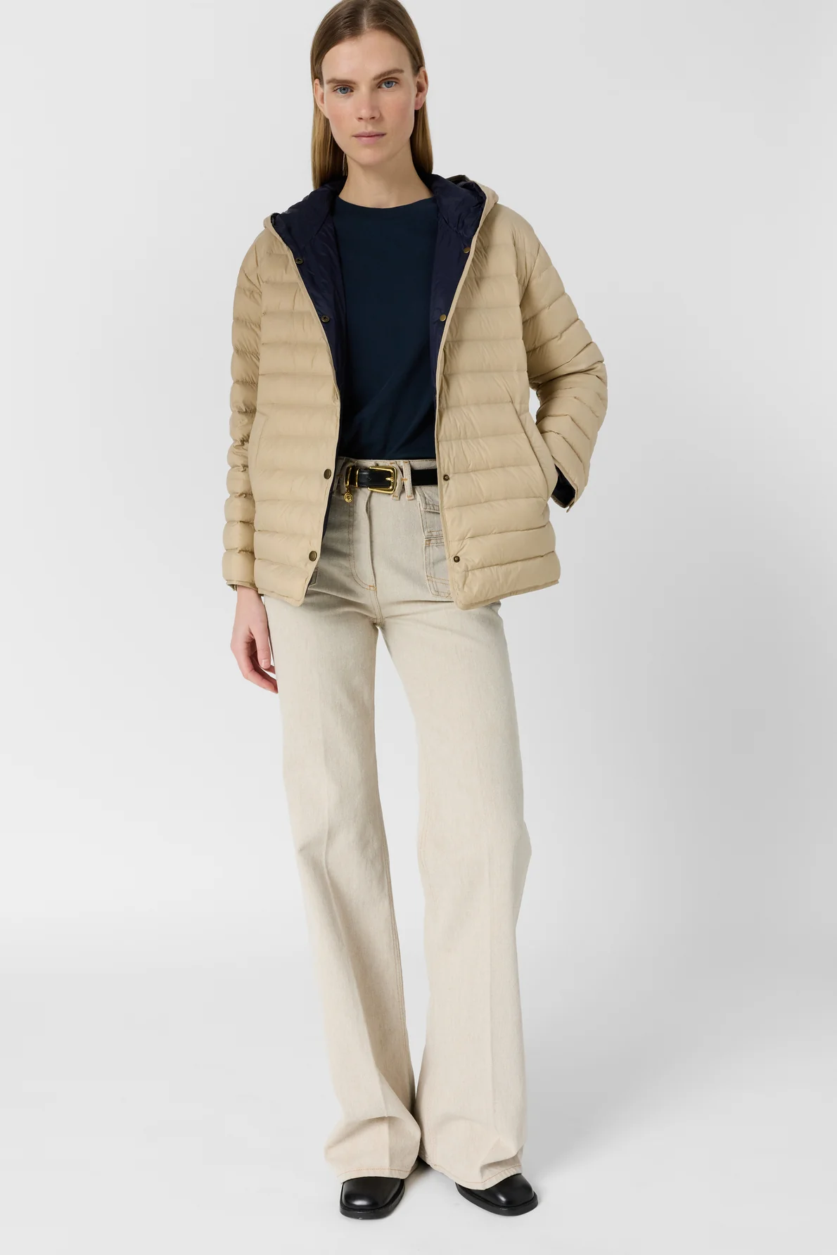 Coat Ddm24d004 Sand - Image 9