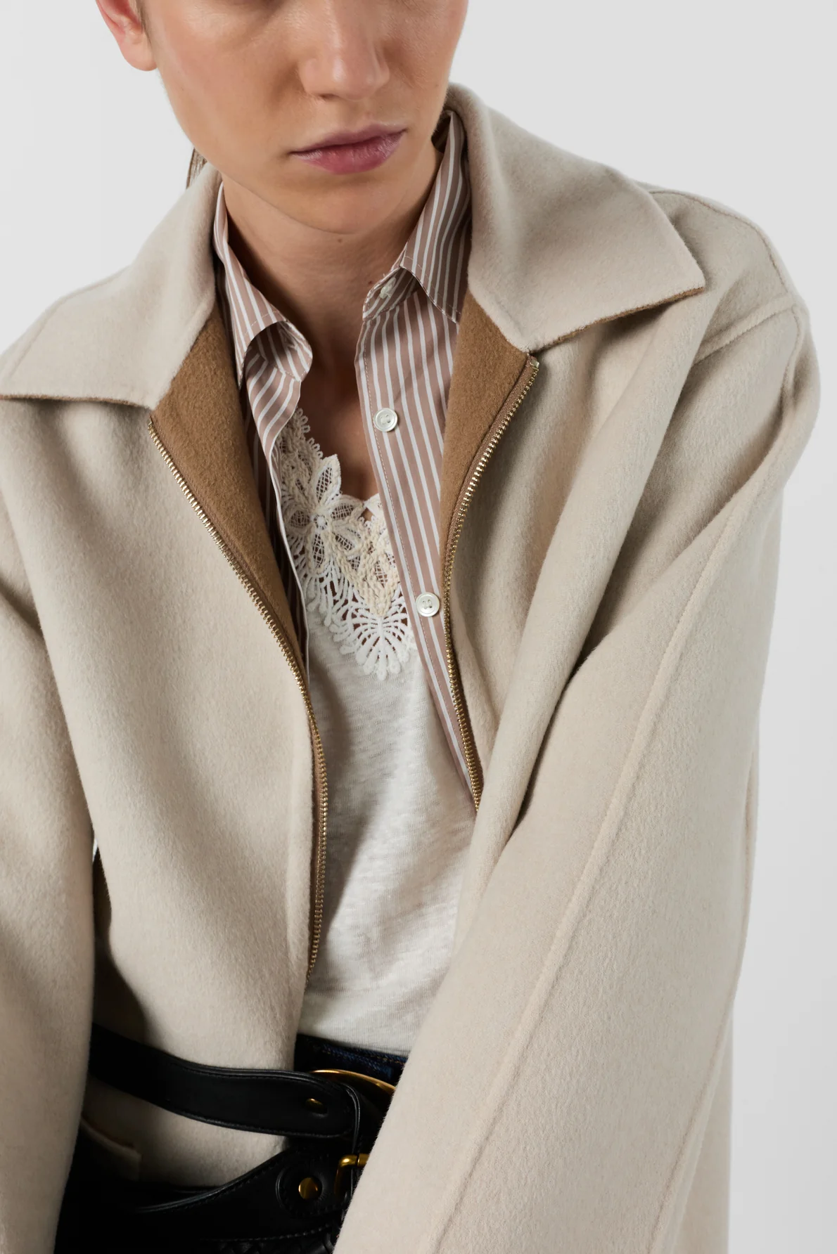 Coat Ddm27d009 Straw - Image 5