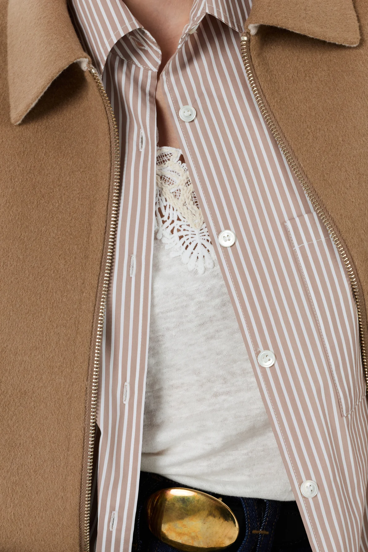 Coat Ddm27d009 Straw - Image 7