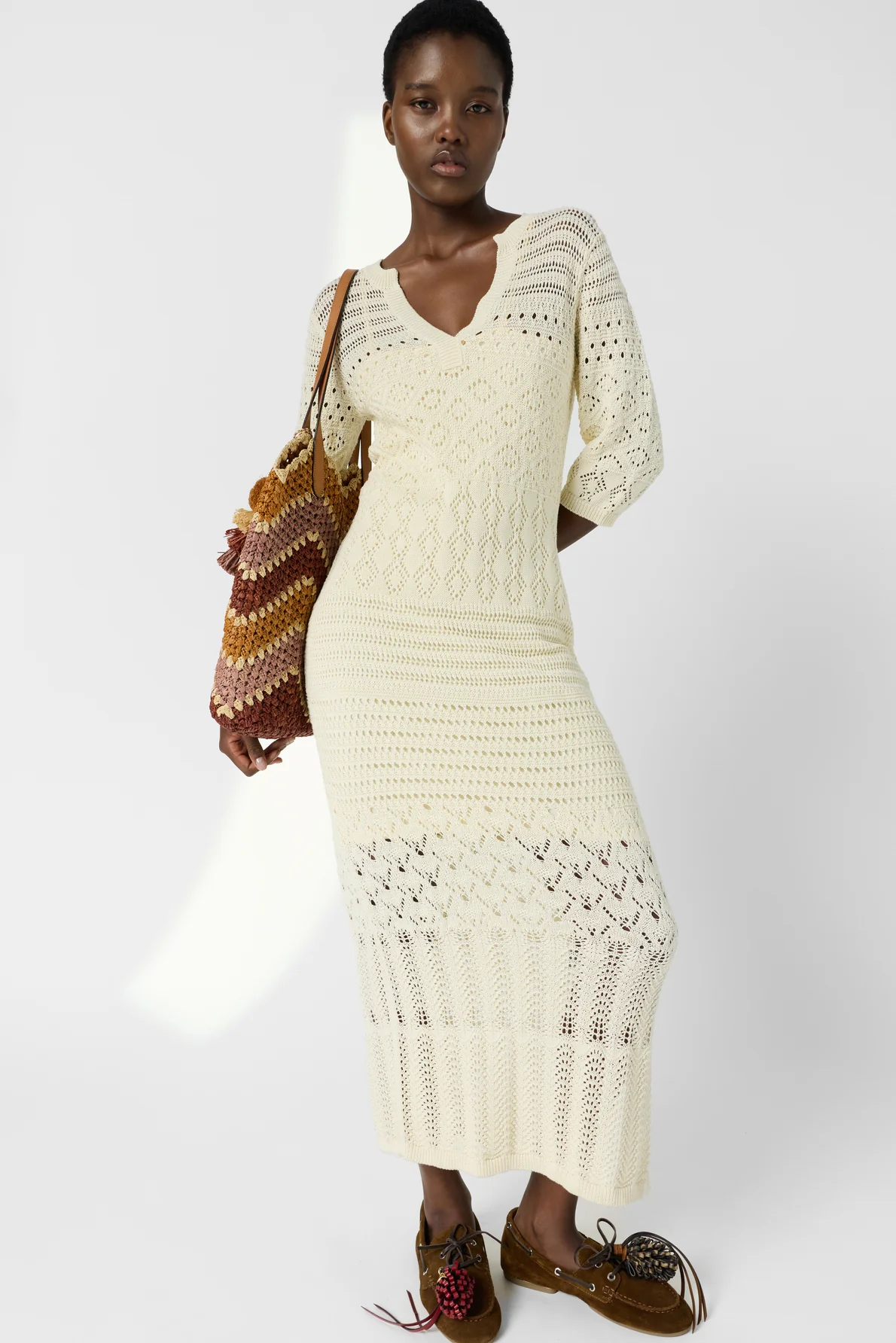 Dress Ddr95d226 Ecru - Image 8