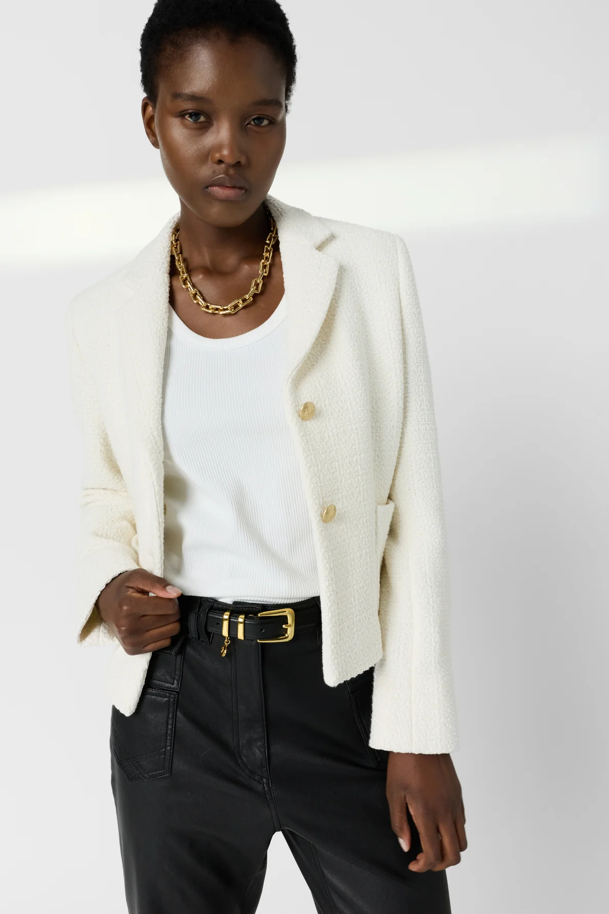 Jacket Ddv07d016 Ecru - Image 5