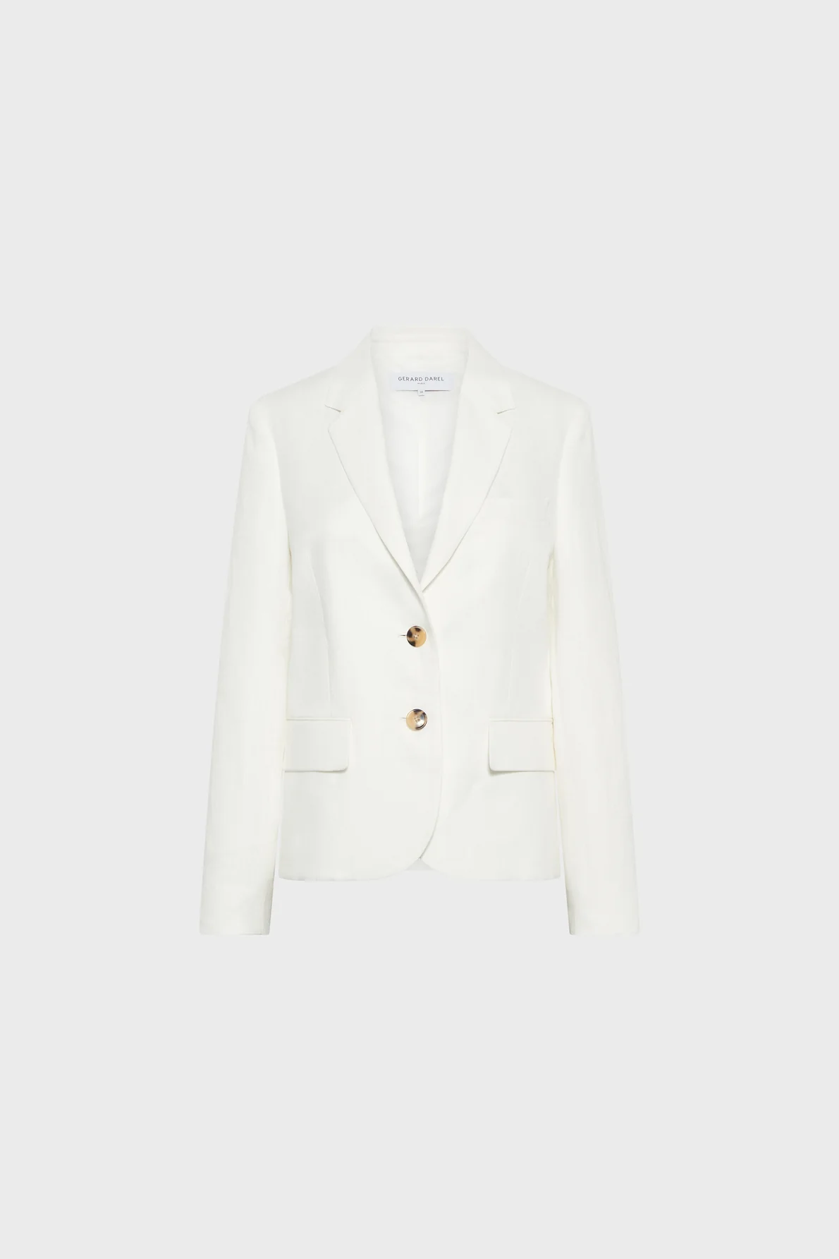 Women's Elegant Everyday Suit Jacket Linen - Ecru