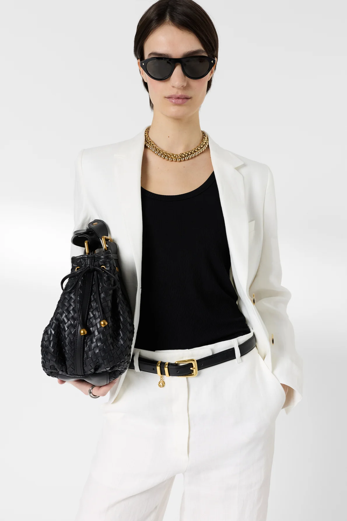 Women's Elegant Everyday Suit Jacket Linen - Ecru - Image 5