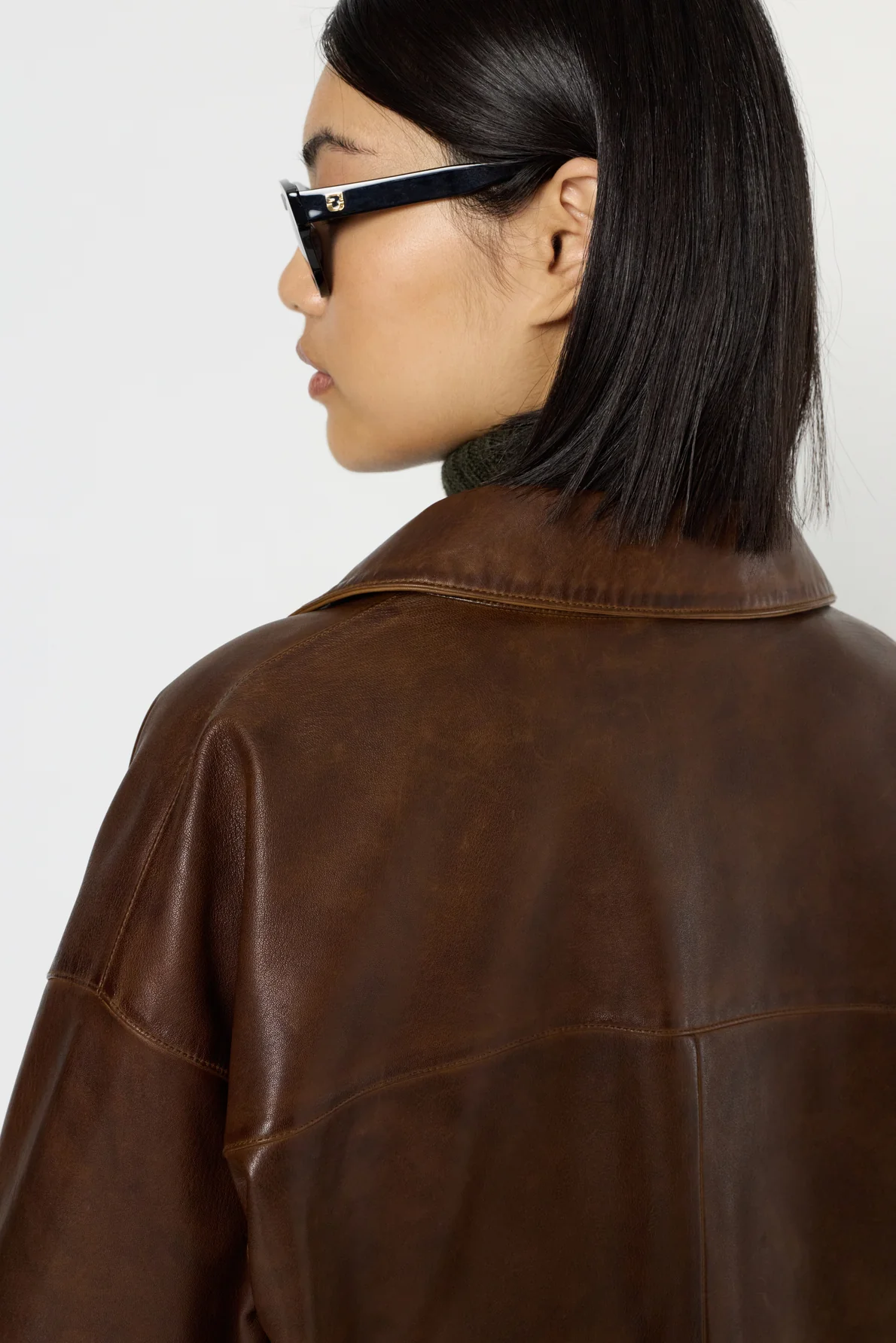 Leather Garment Dcy16c009 Brown - Image 5