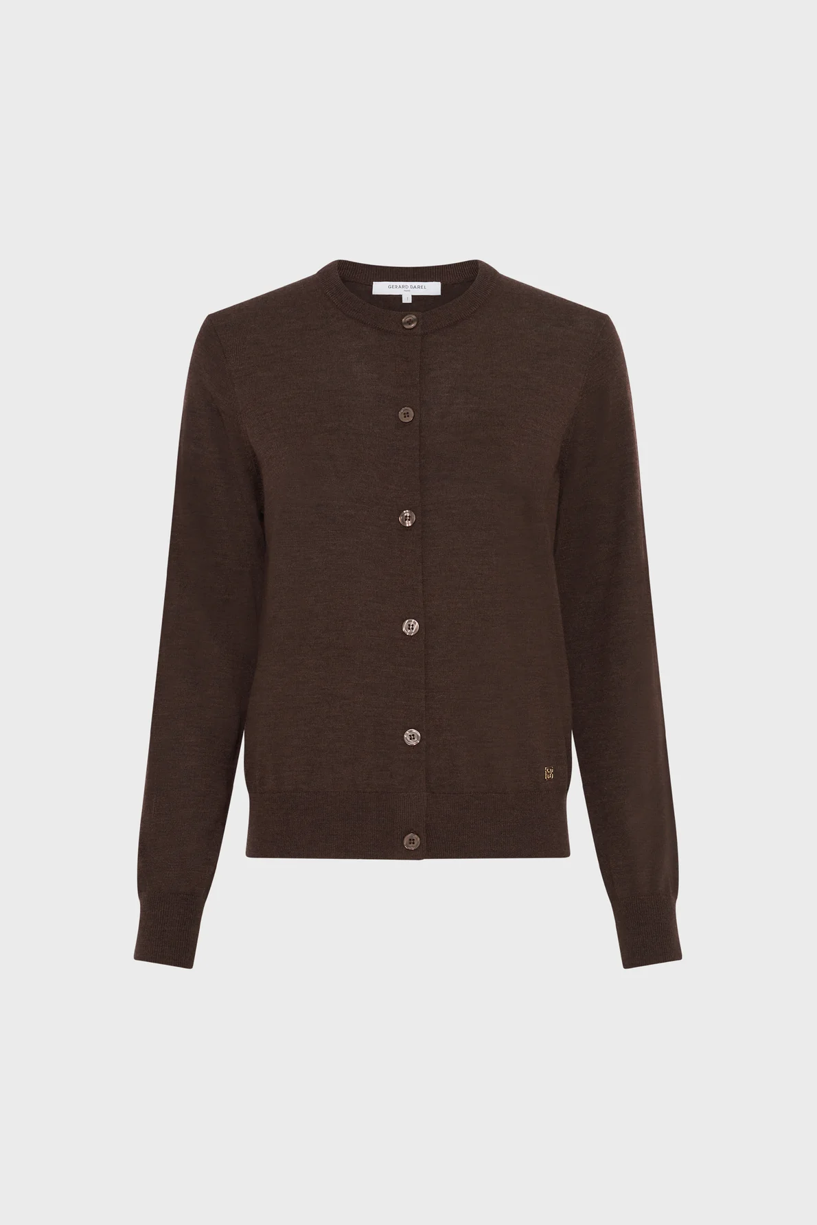 Pullover/vest Dcu01c222 Brown