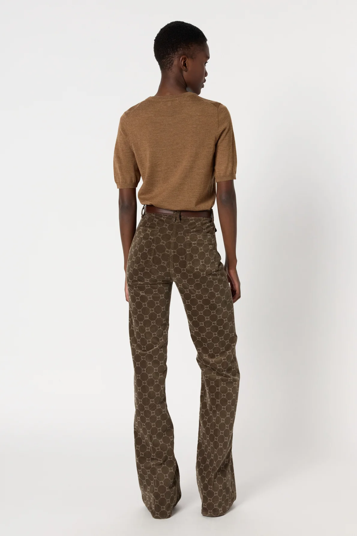 Pullover/vest Dcu02c222 Camel - Image 4