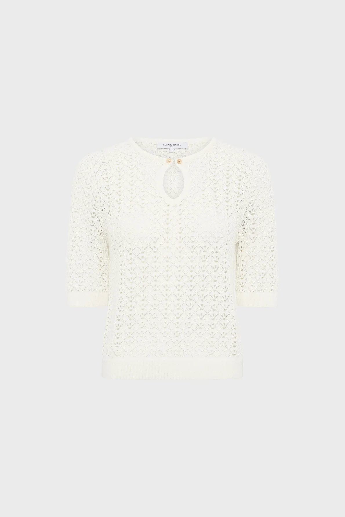 Pullover/vest Ddu09d216 Ecru