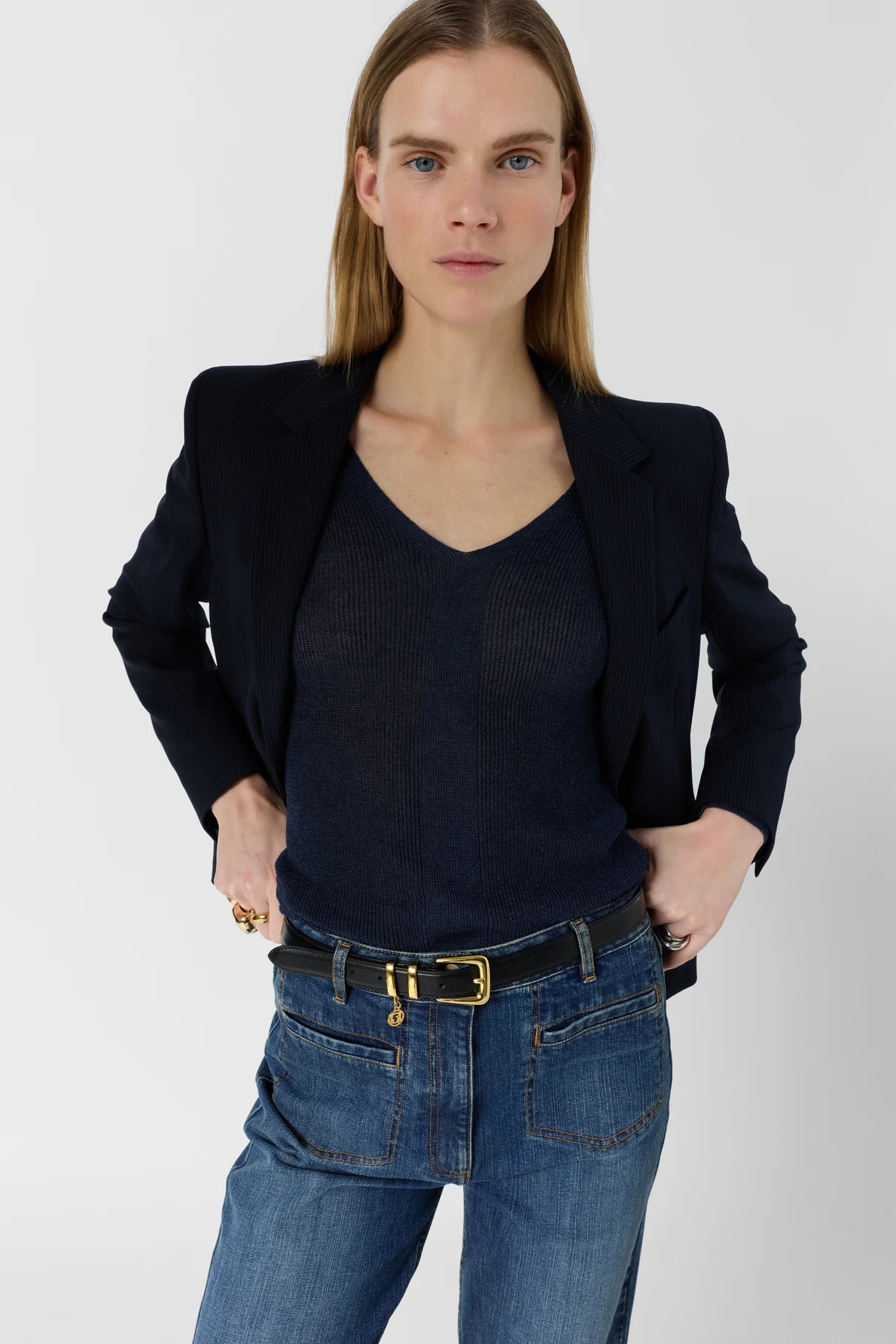 Pullover/vest Ddu21d230 Navy - Image 3