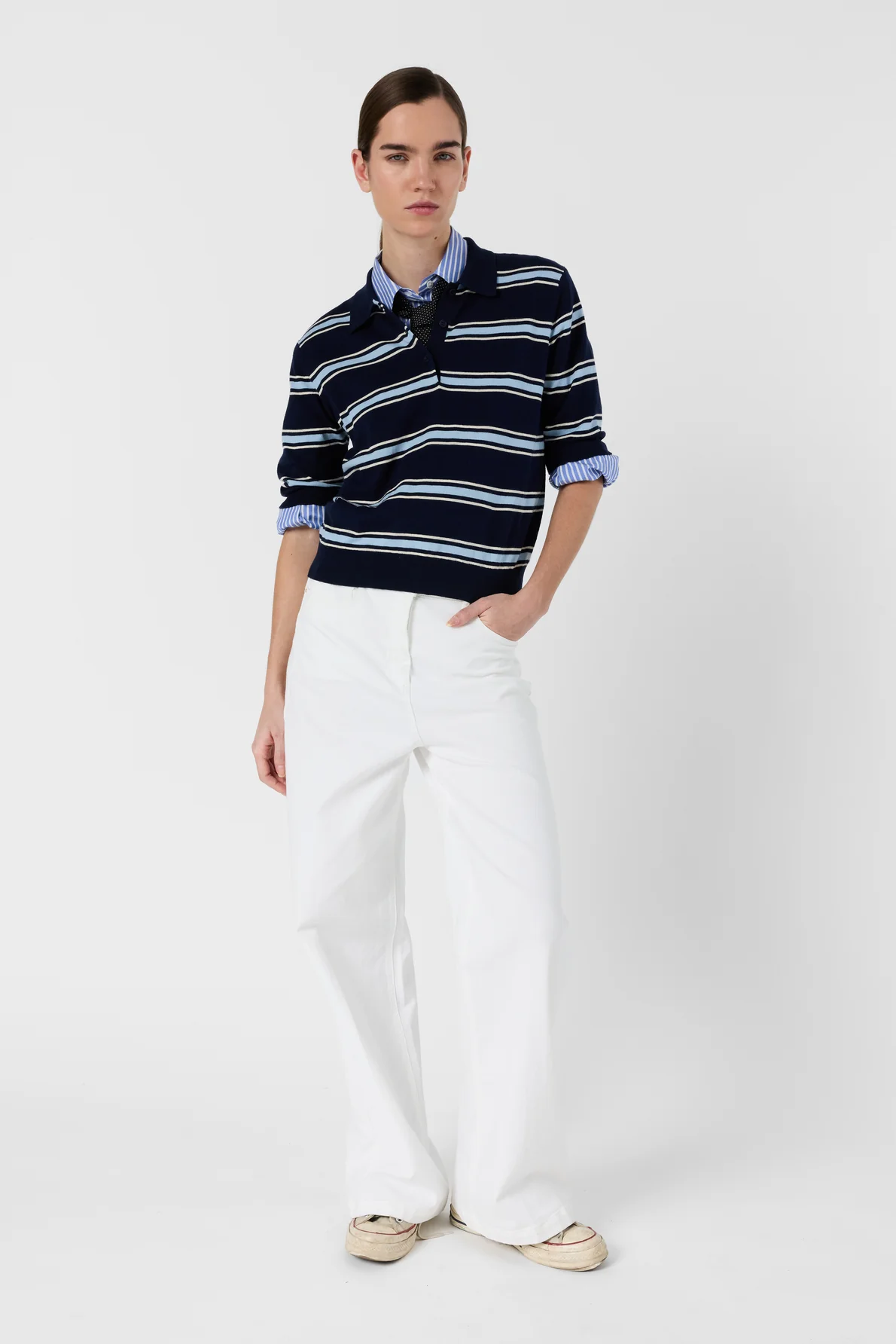 Pullover/vest Ddu24d218 Navy - Image 3