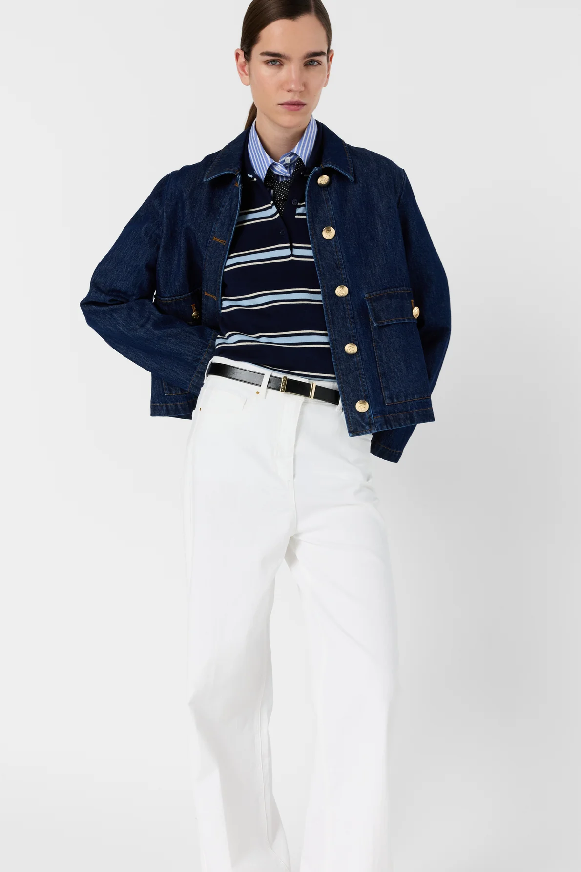 Pullover/vest Ddu24d218 Navy - Image 8