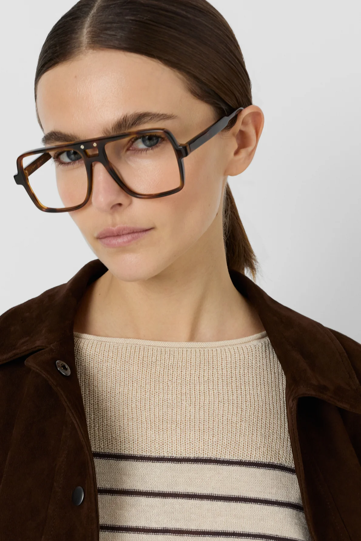 Women's Pullover Breathable Linen Blend Lightweight - Brown - Image 5