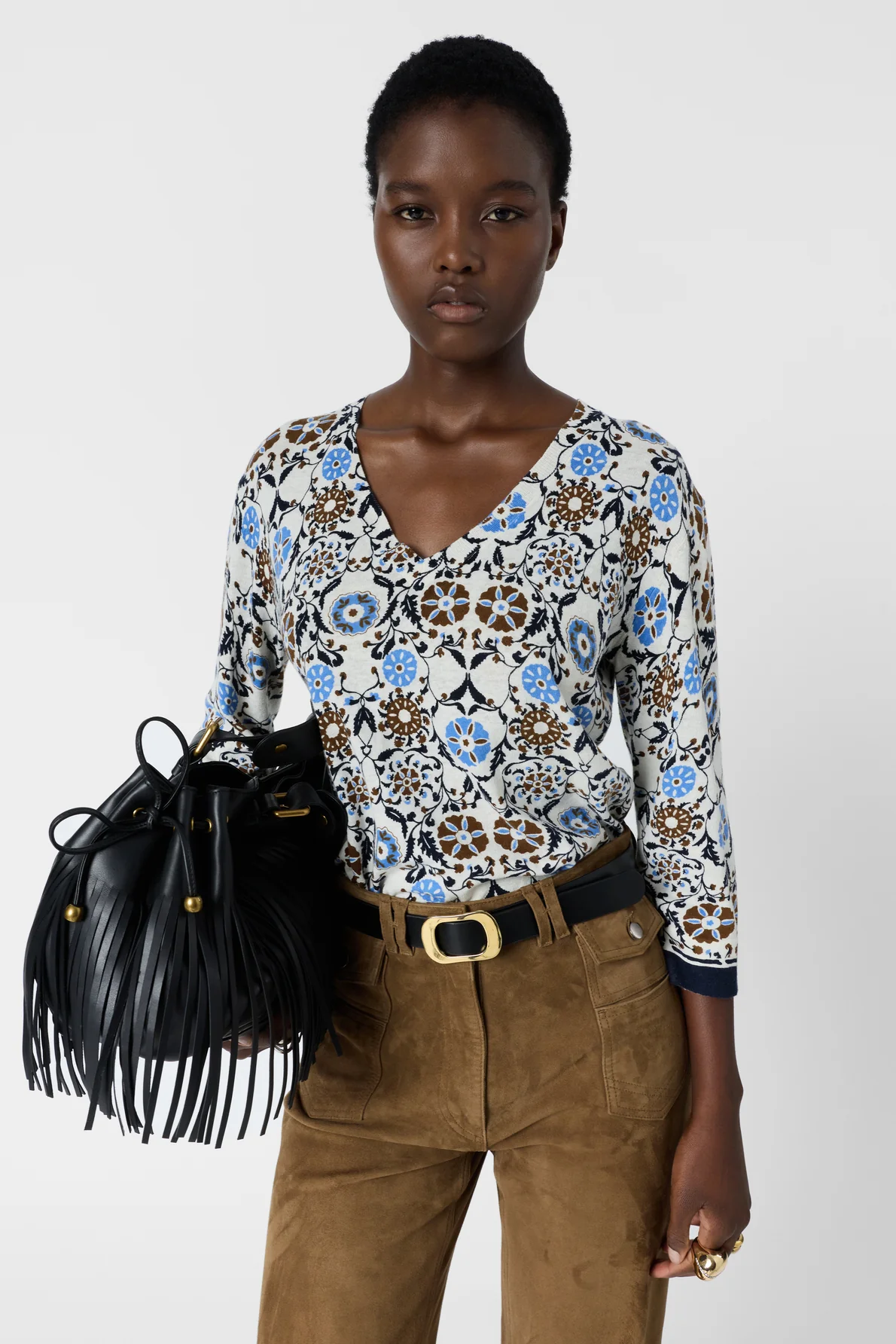 Pullover/vest Ddu44d237 Brown - Image 5