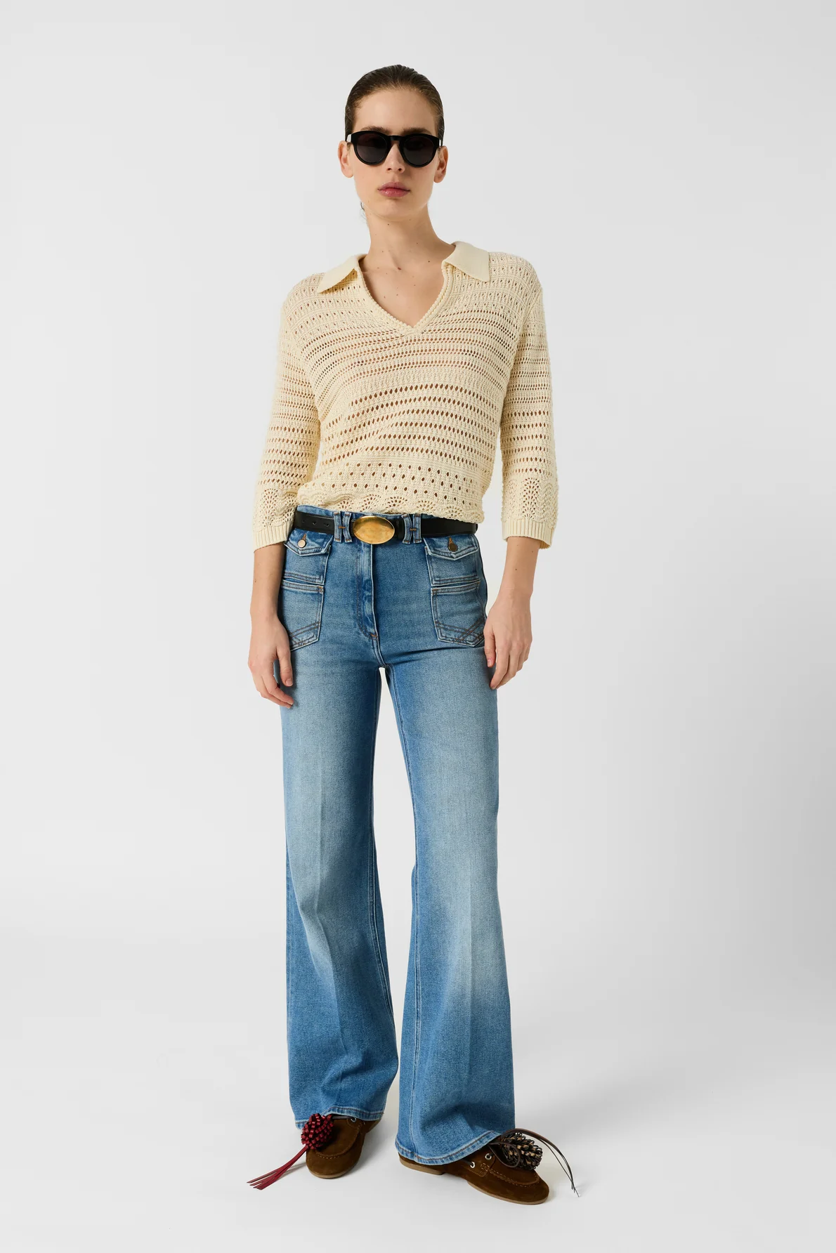 Pullover/vest Ddu52d226 Ecru - Image 3