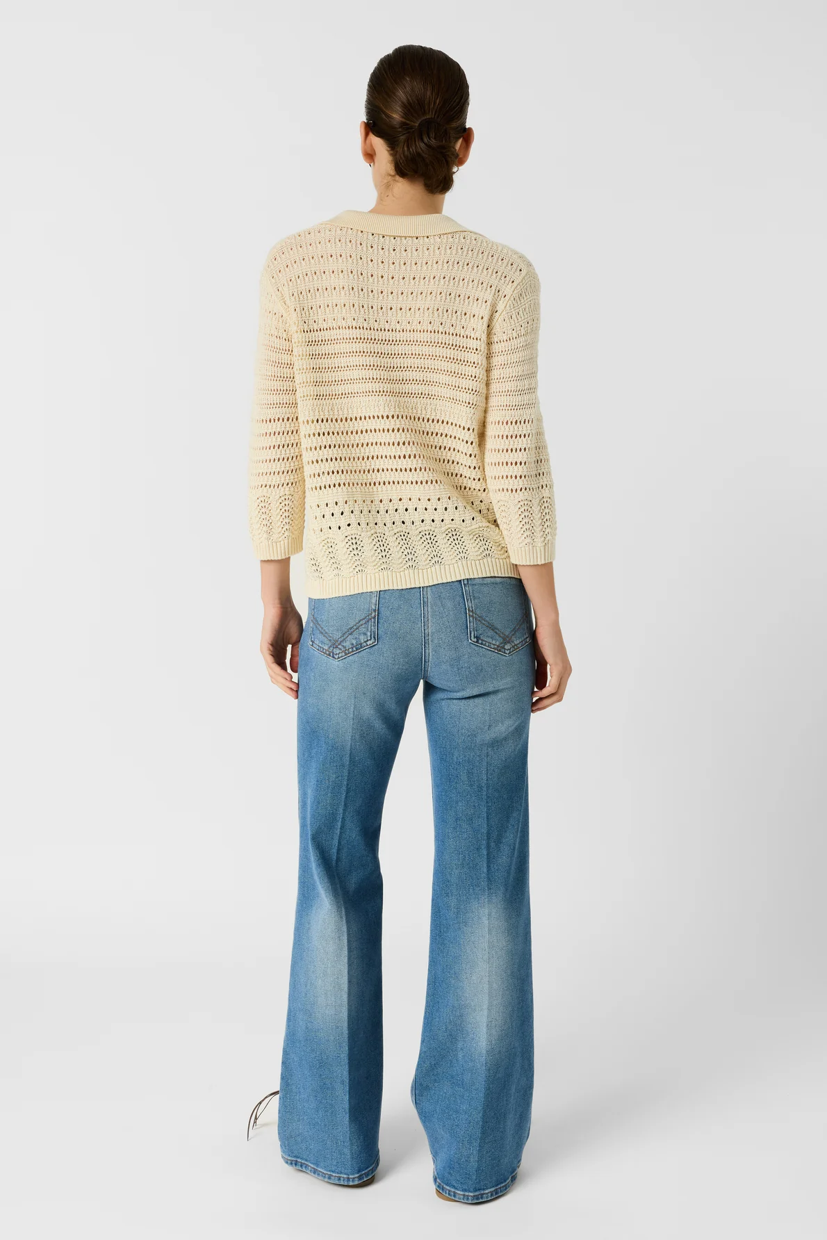 Pullover/vest Ddu52d226 Ecru - Image 4