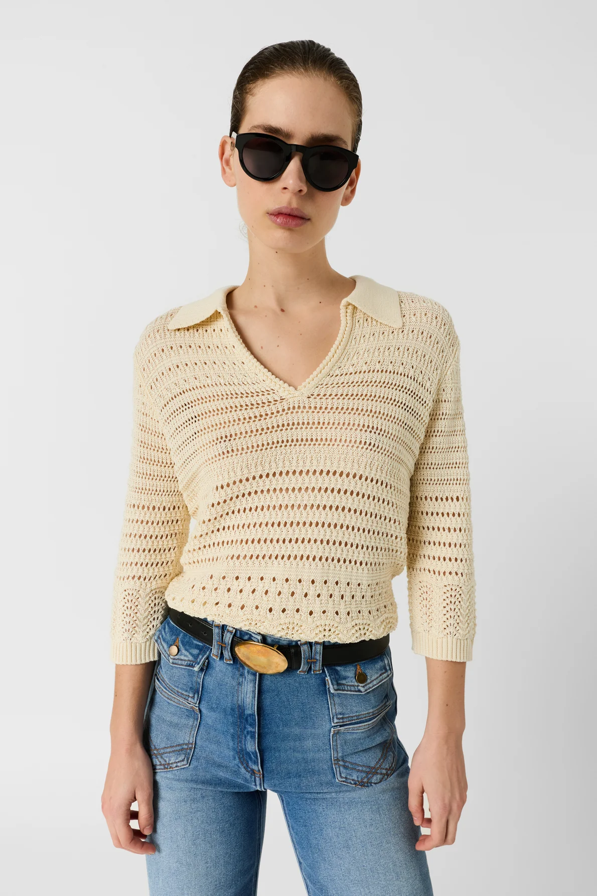Pullover/vest Ddu52d226 Ecru - Image 5