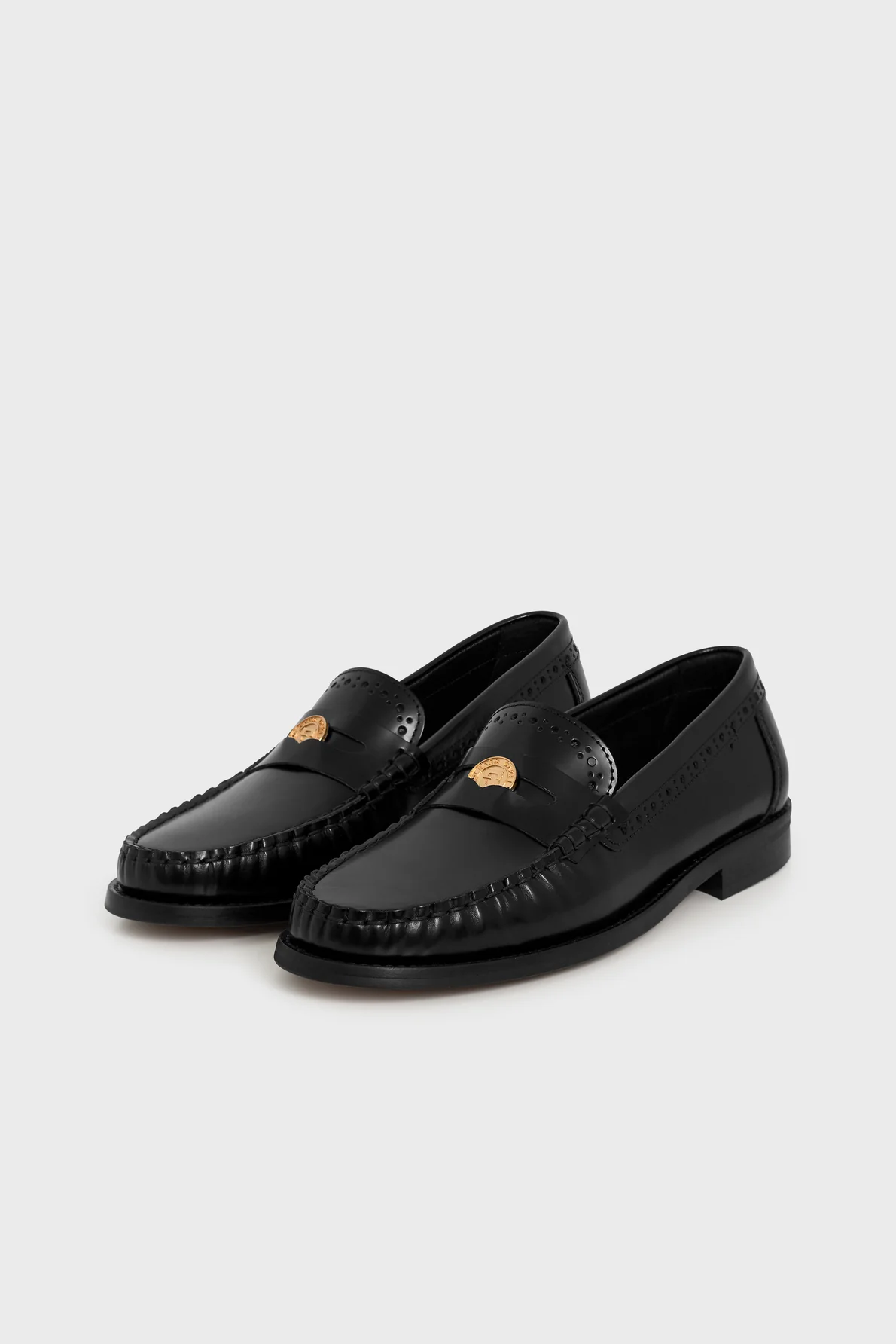 Variation 1: Unisex Performance Casual Running Shoe Leather - Black - Image 3