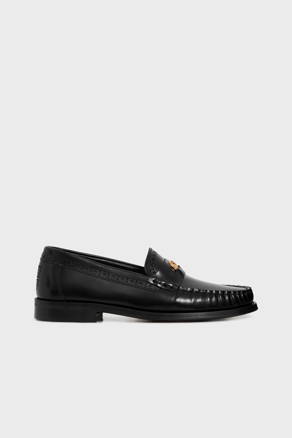 Variation 1: Unisex Performance Casual Running Shoe Leather - Black - Image 6