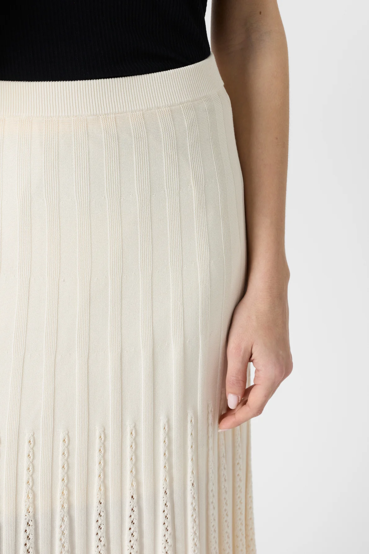 Skirt Ddj31d213 Ecru - Image 5