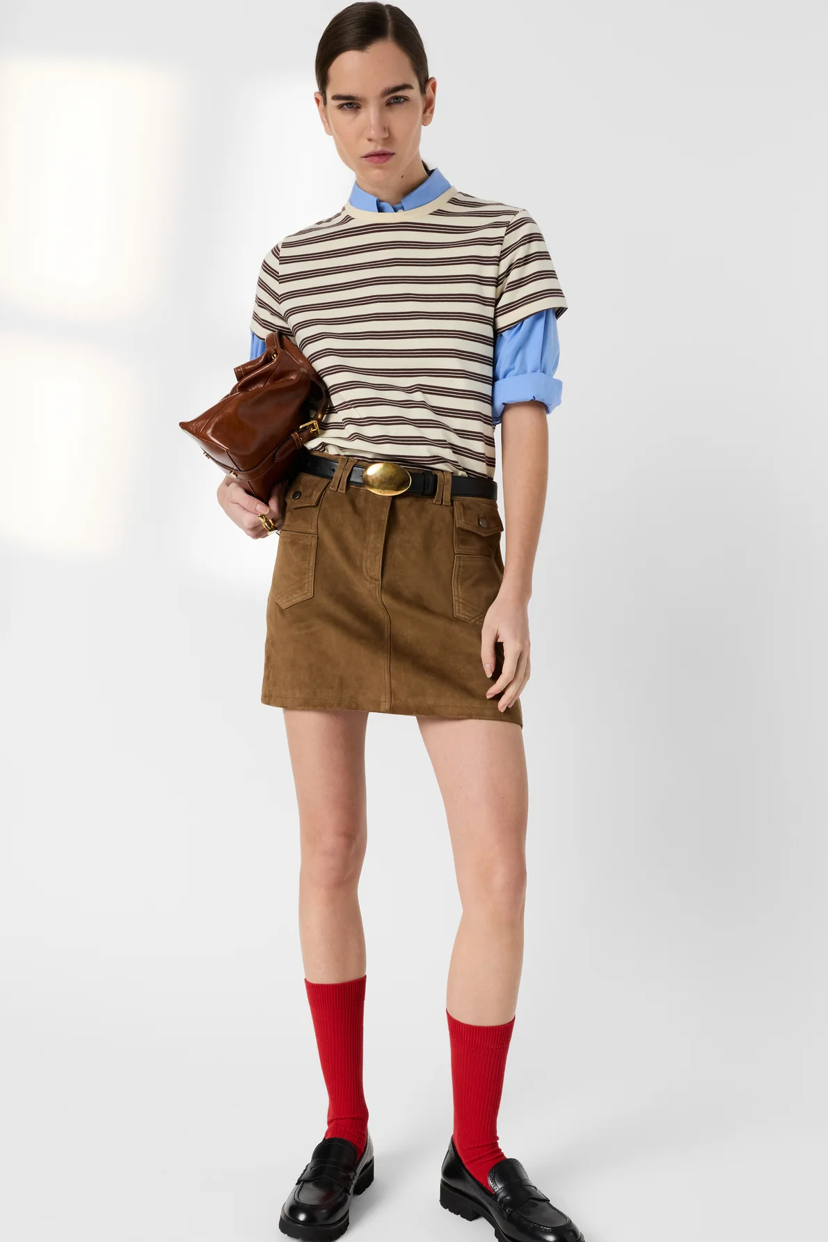 T-shirt Ddt06d249 Brown - Image 2