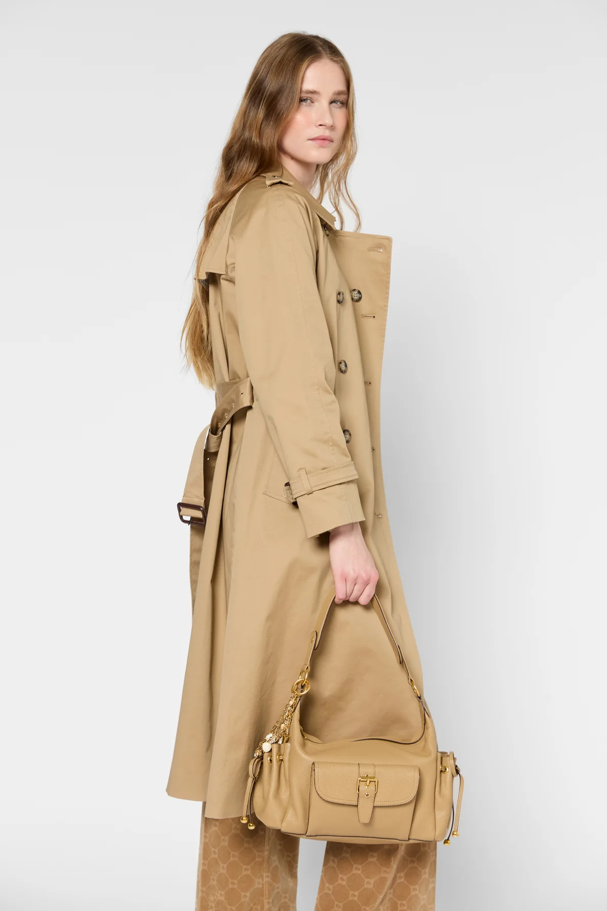 Trench Coat Dze02z300 Beige - Image 5
