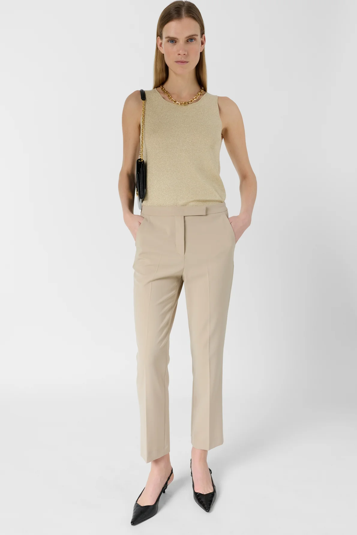 Trouser Ddp26d045 Beige - Image 2