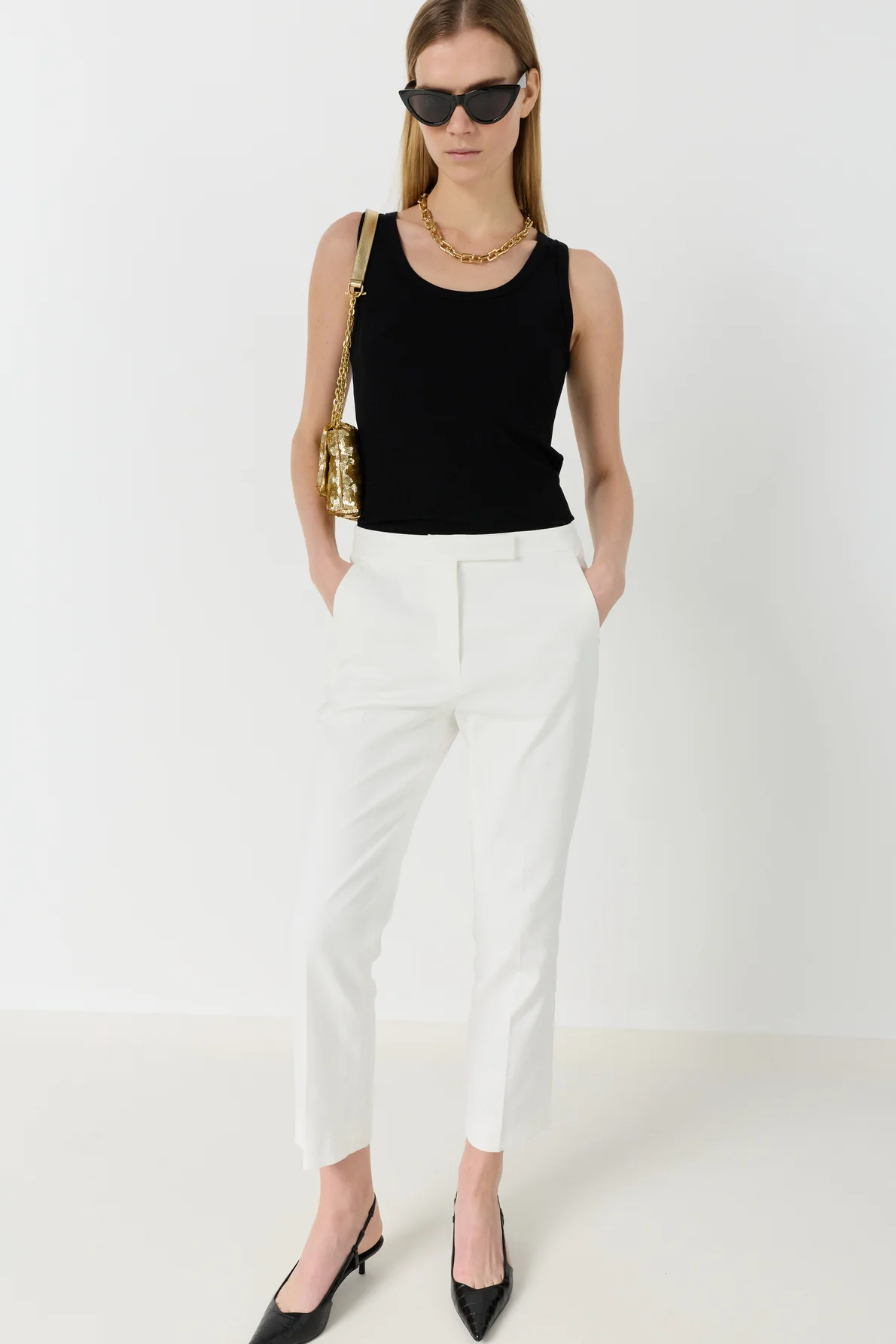 Trouser Ddp26d048 Ecru - Image 2