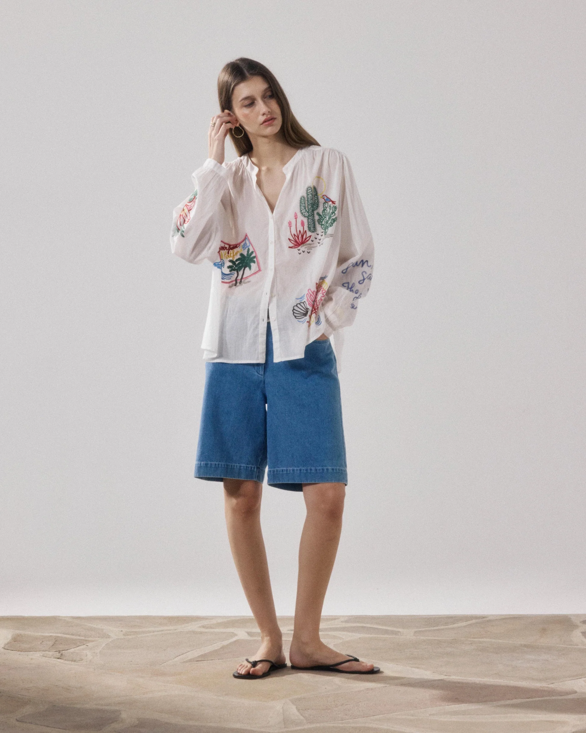 Blouse Cielo Bfct551 01-Ecru - Image 5