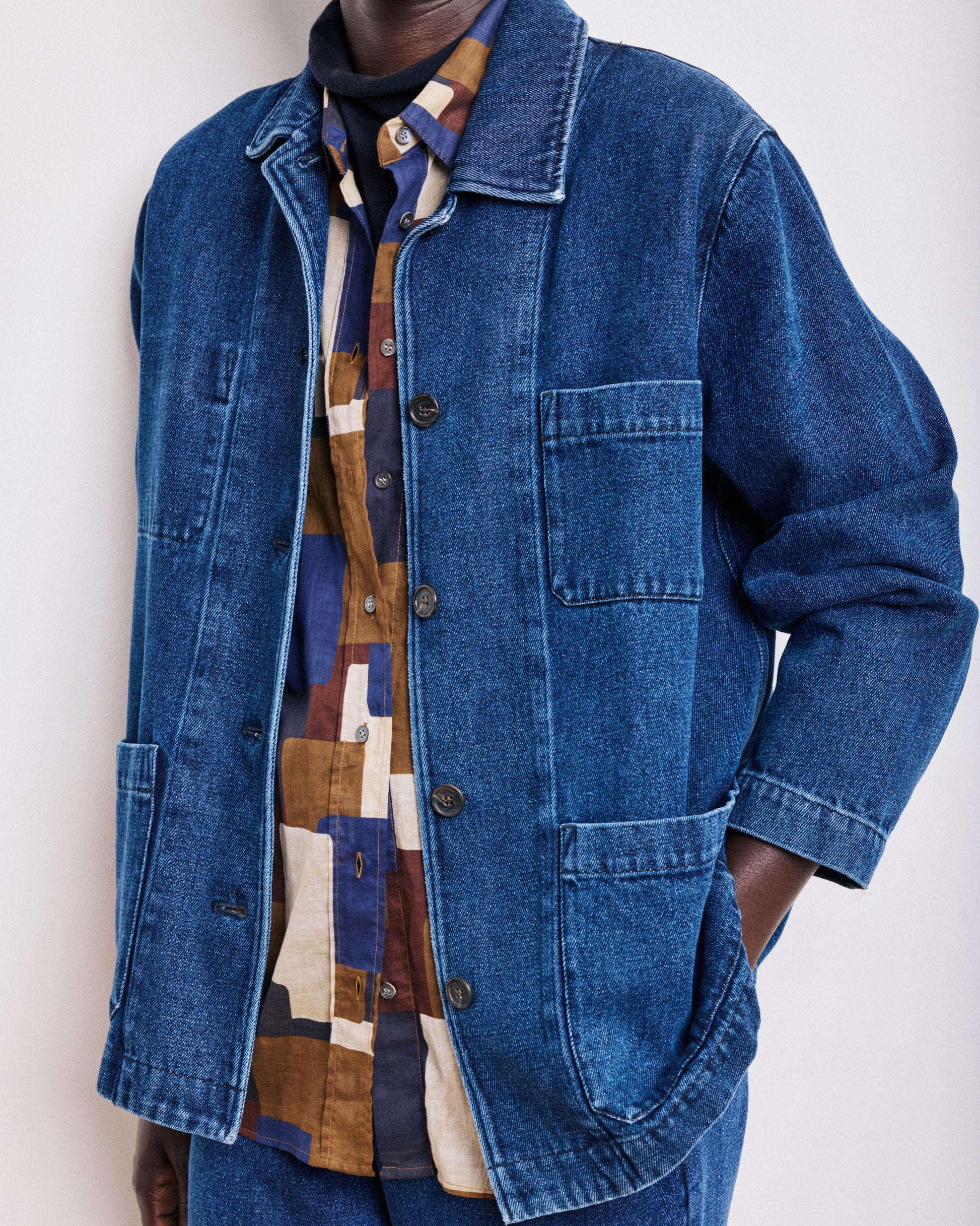 Denim Jacket Verdi Bevc615 01-Blue - Image 5