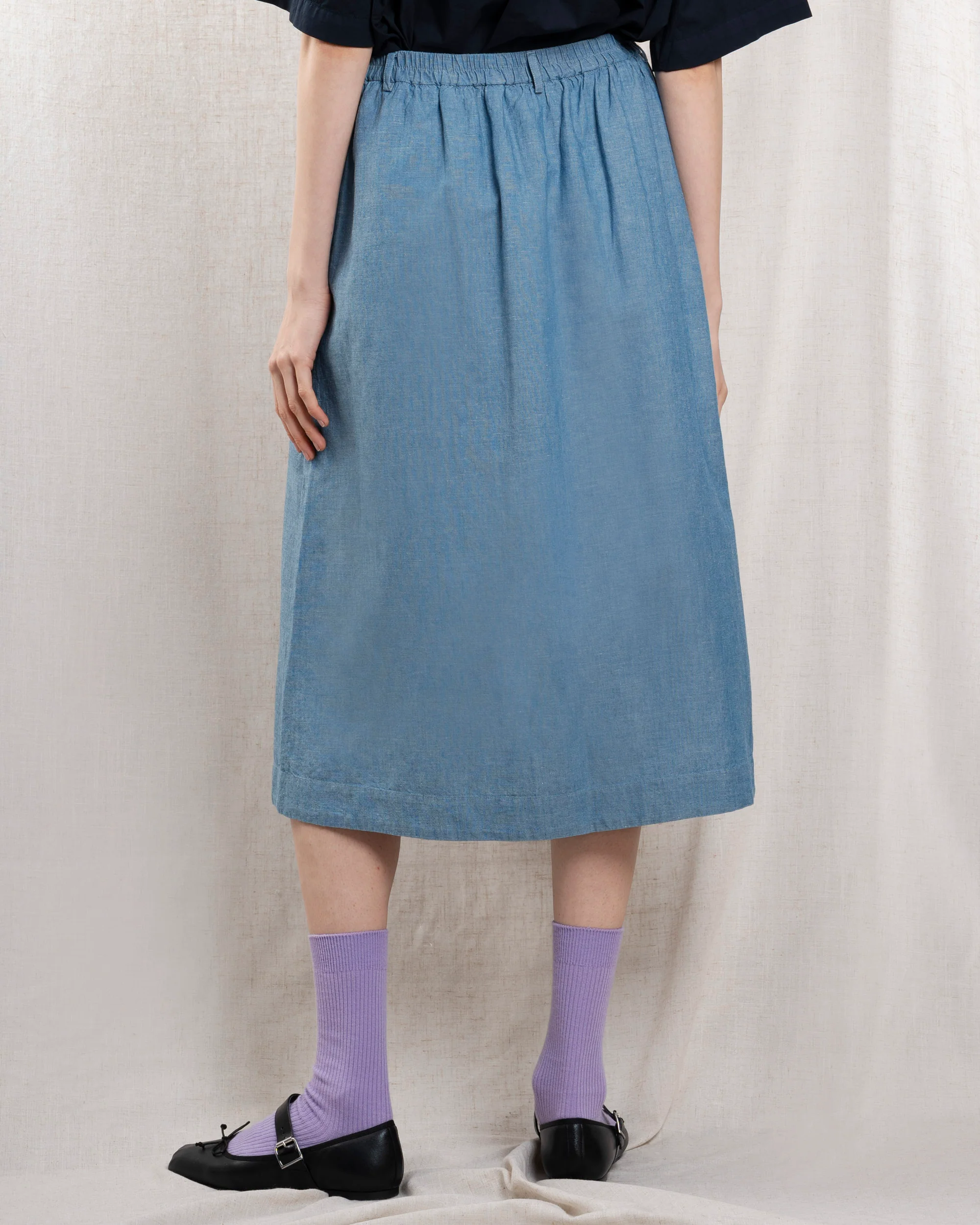 Skirt Jorda Bfjd619 01-Medium-Blue - Image 3