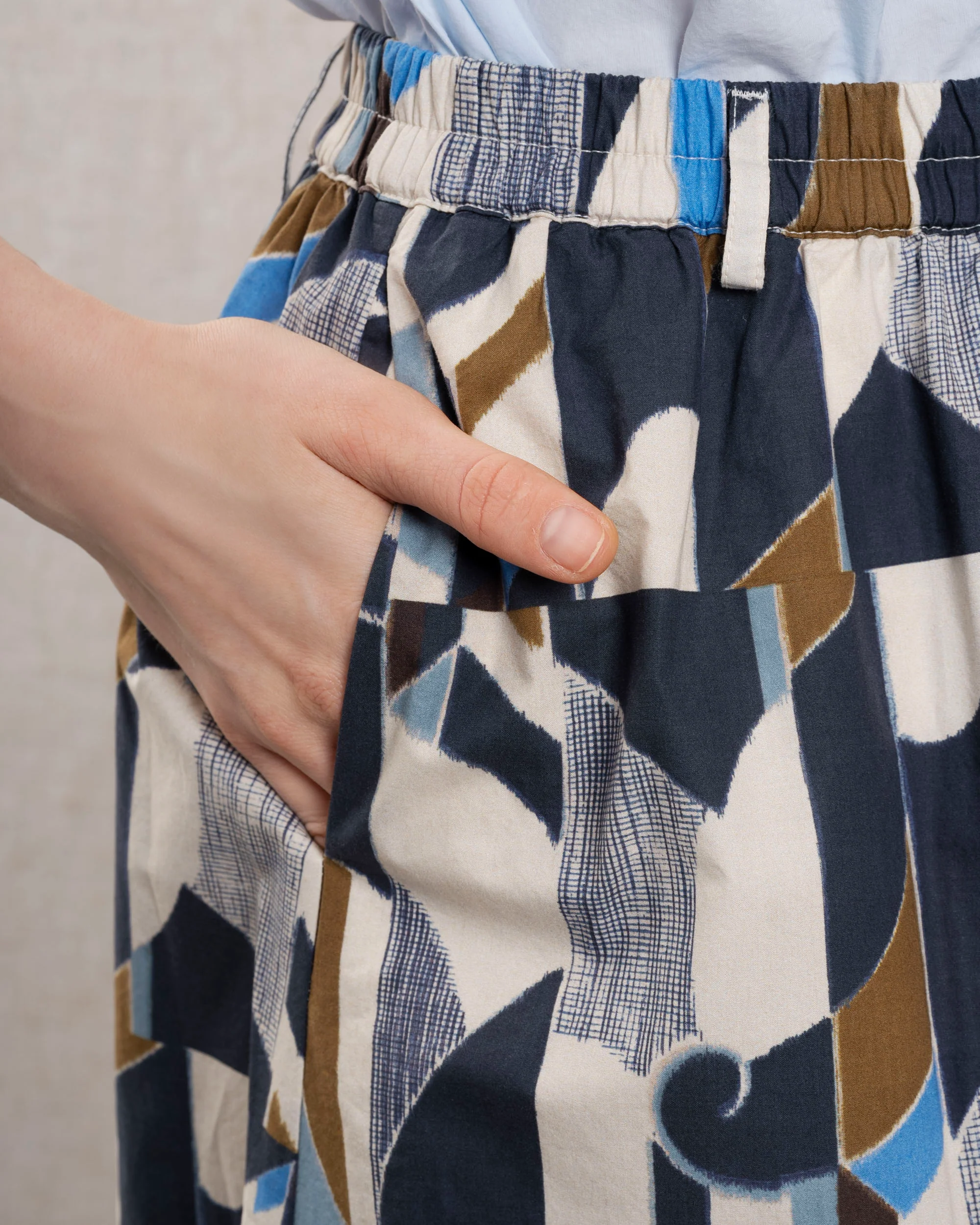 Skirt Jorda Bfjd623 01-Natural-Blue-Khak - Image 4