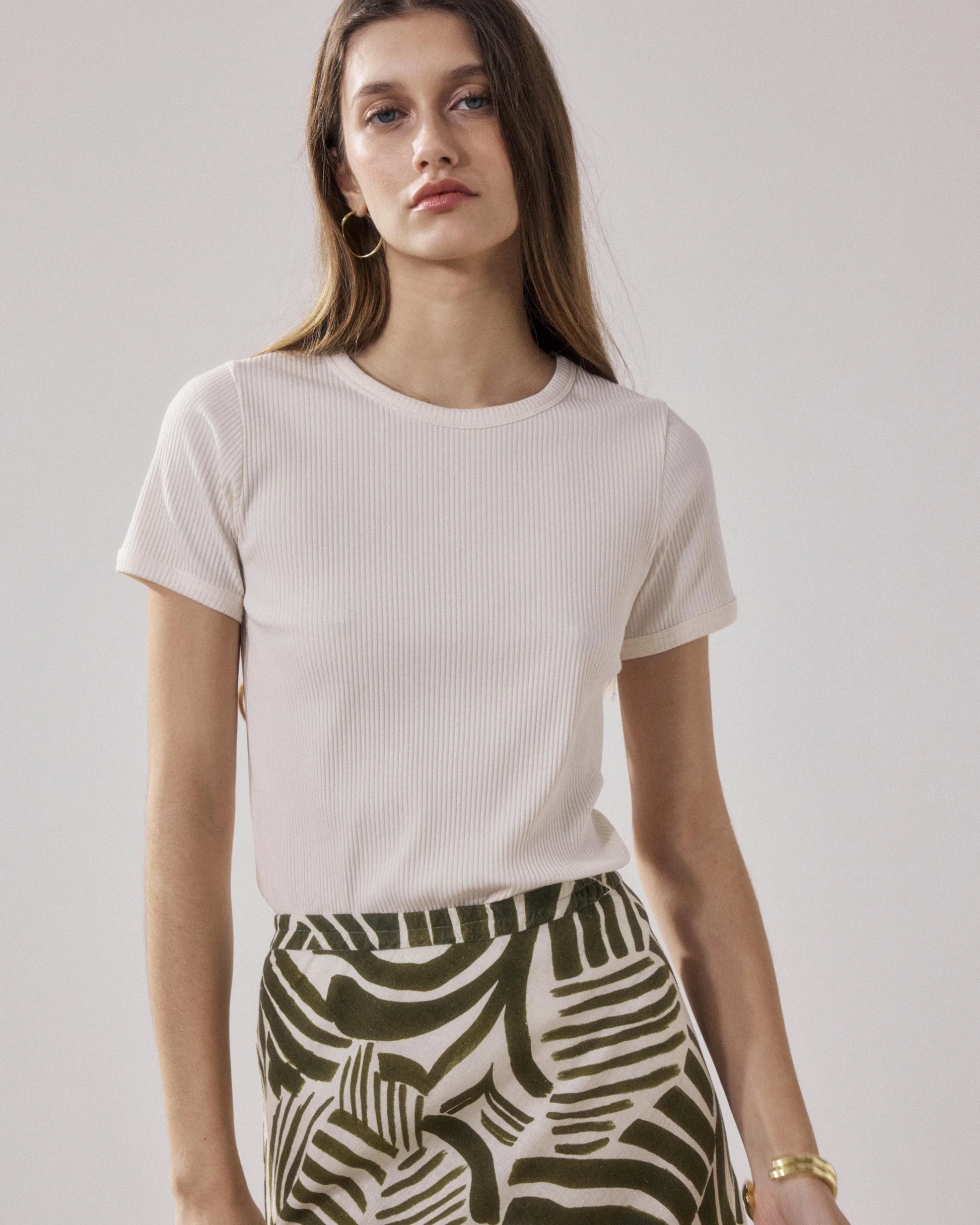 Tshirt Tesoel Bfqh507 01-Ecru - Image 4
