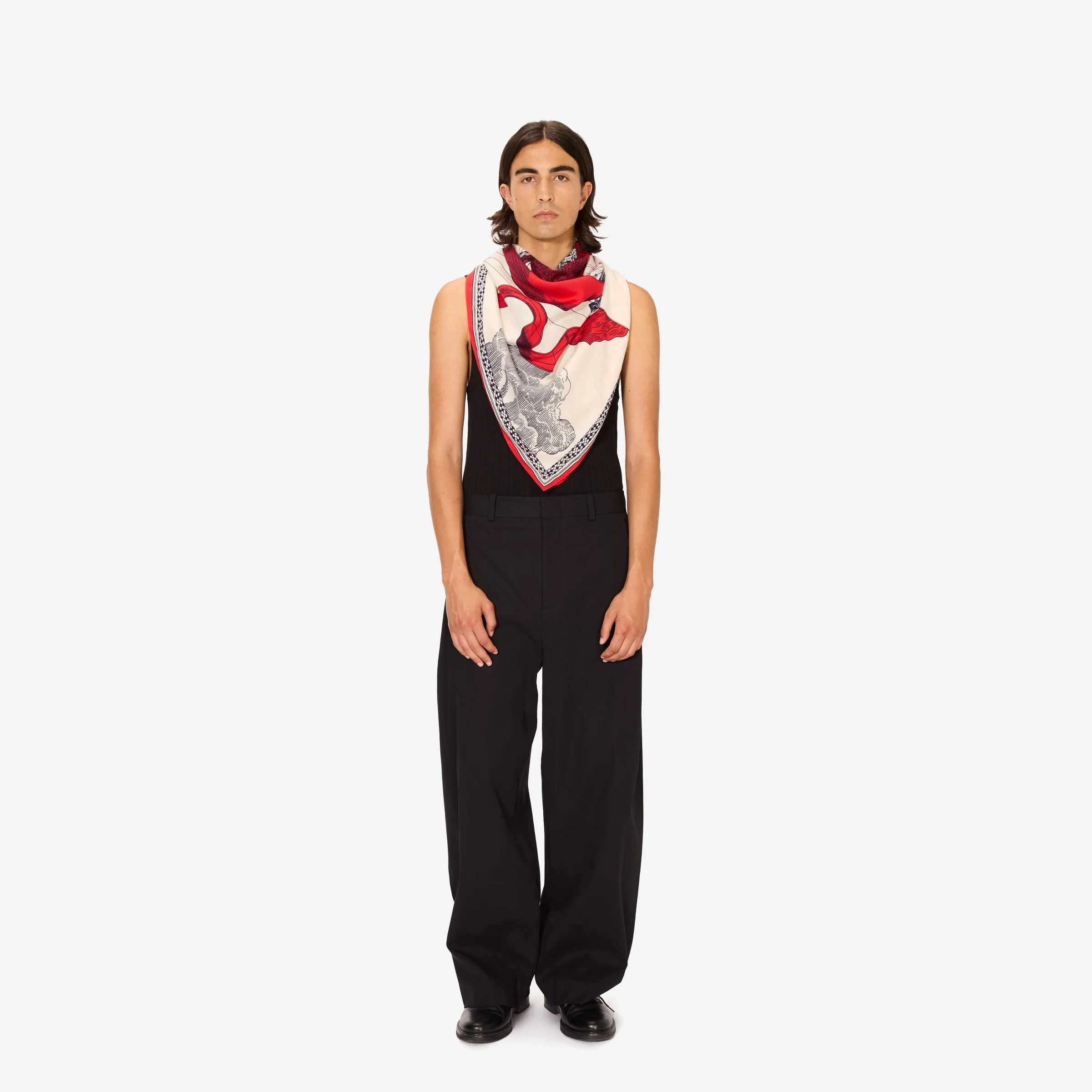 Scarf Ca232de06 Red - Image 6