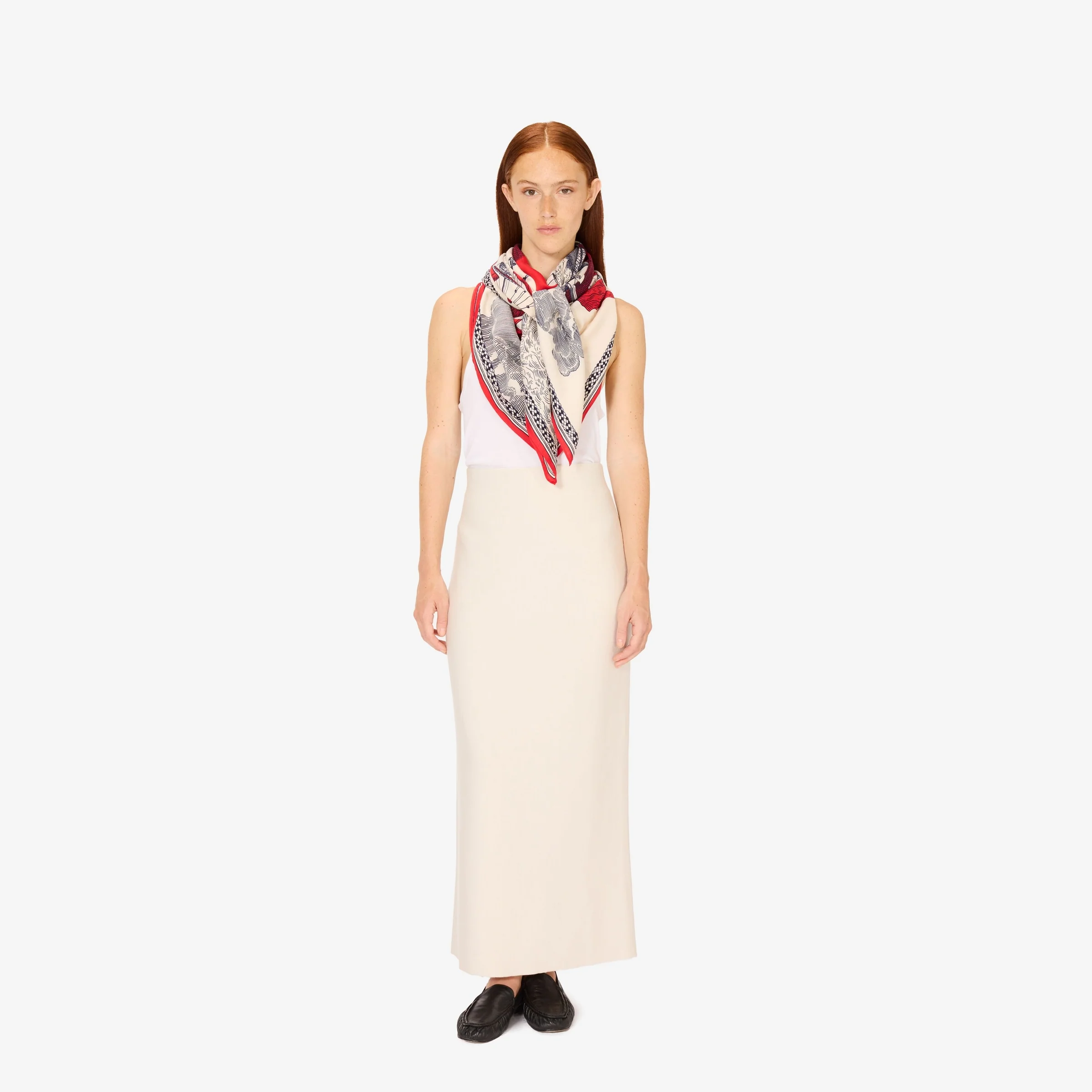 Scarf Ca232de06 Red - Image 7