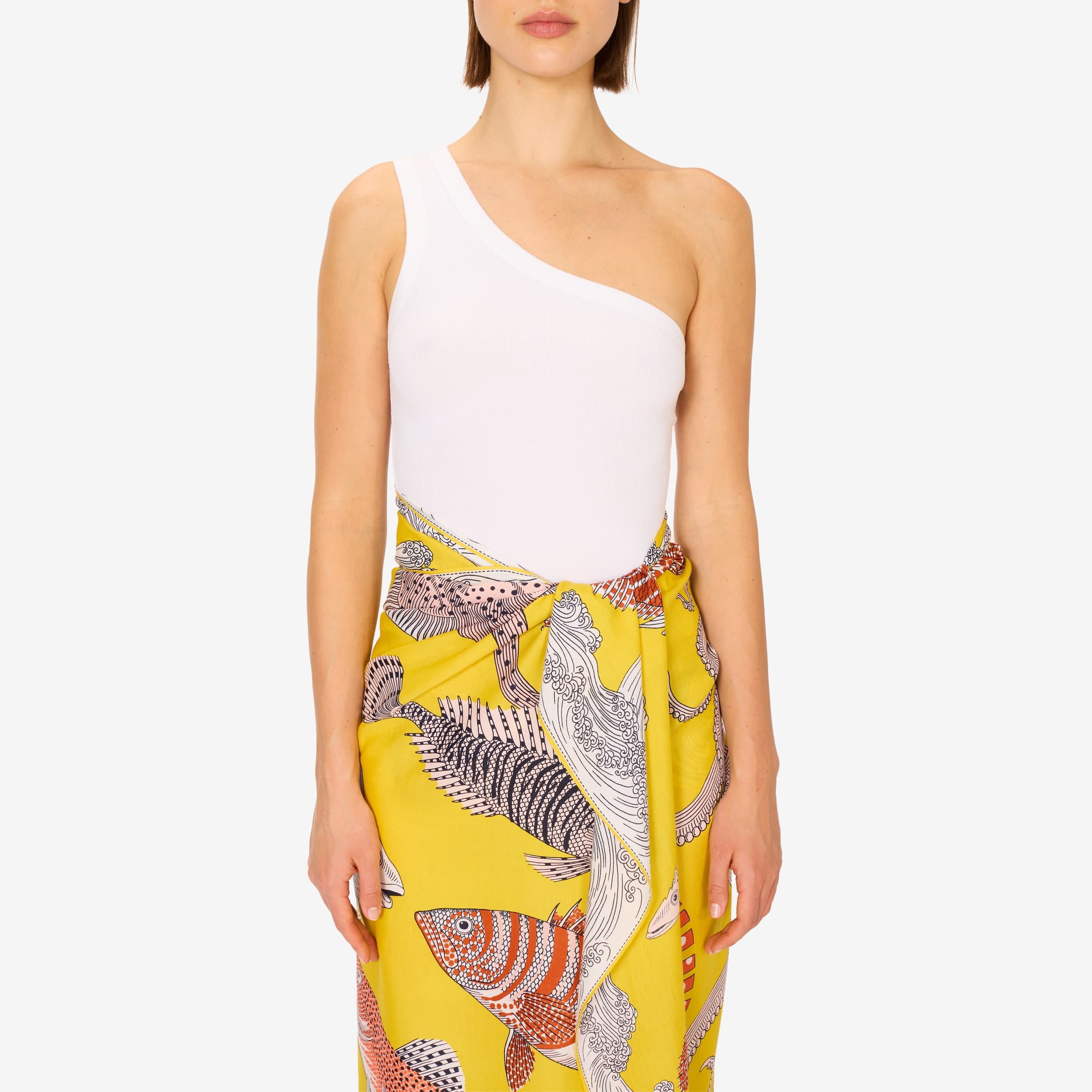 Scarf Et211po09 Yellow - Image 5