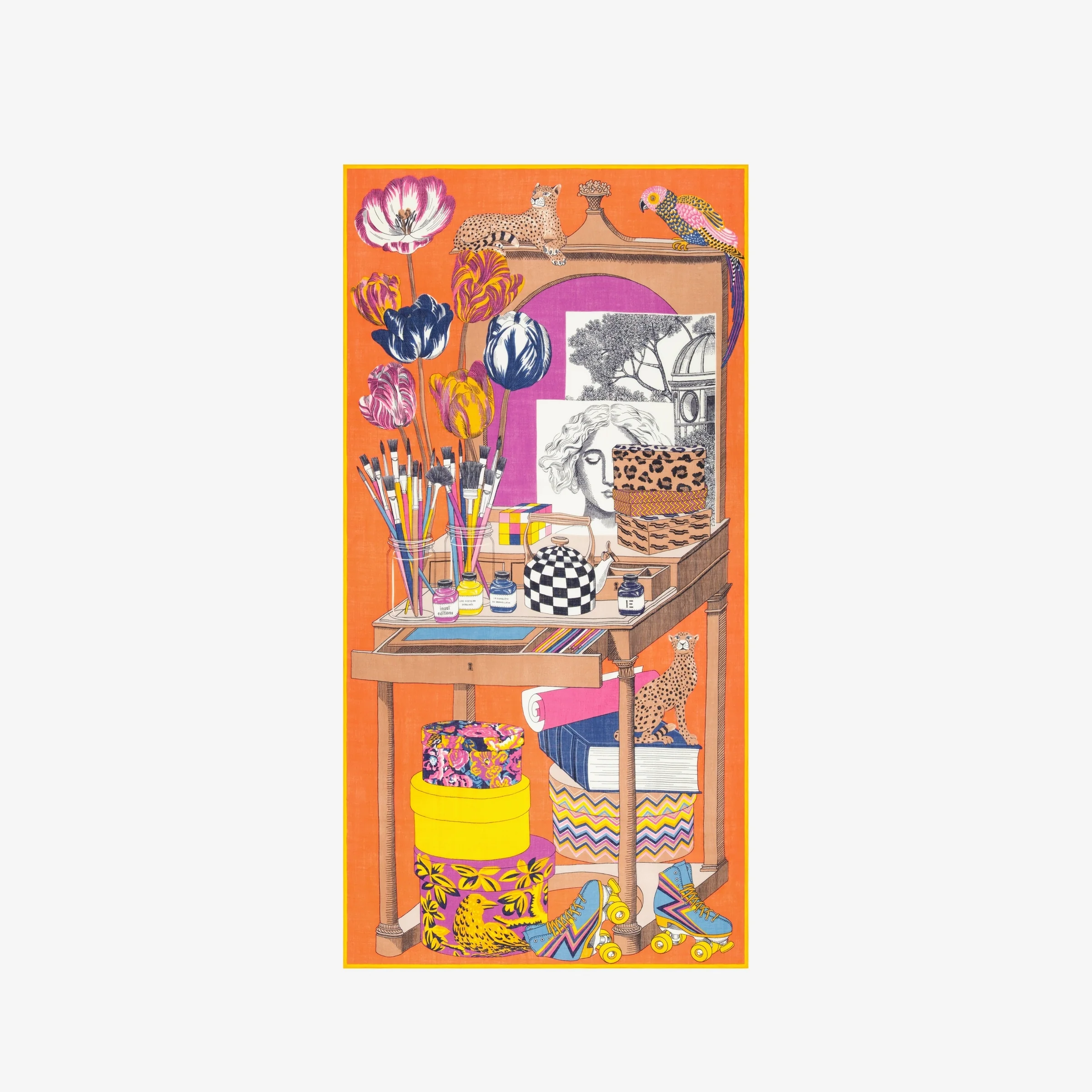 Scarf Et221at08 Orange - Image 3