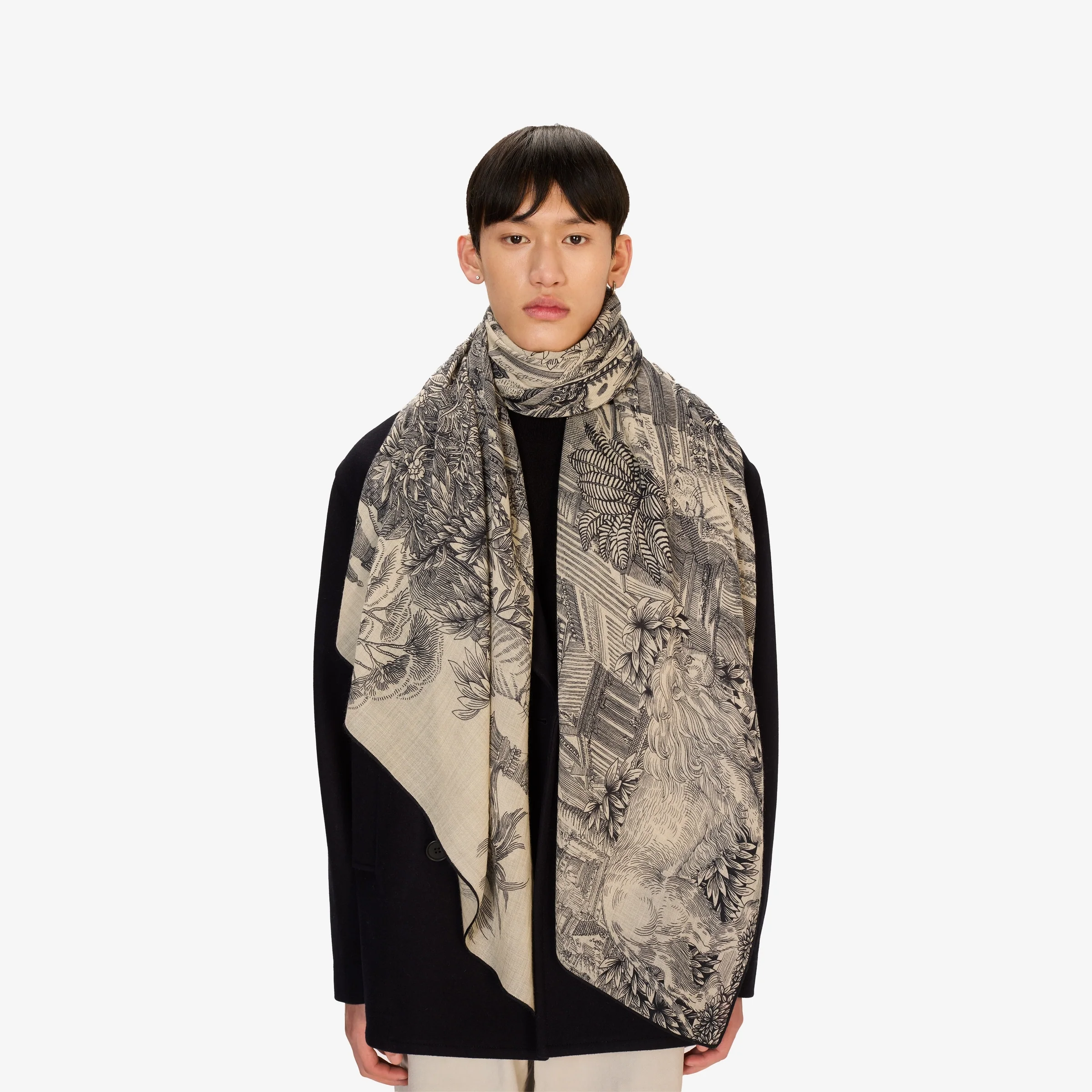 Scarf Et221pi01 Black - Image 2
