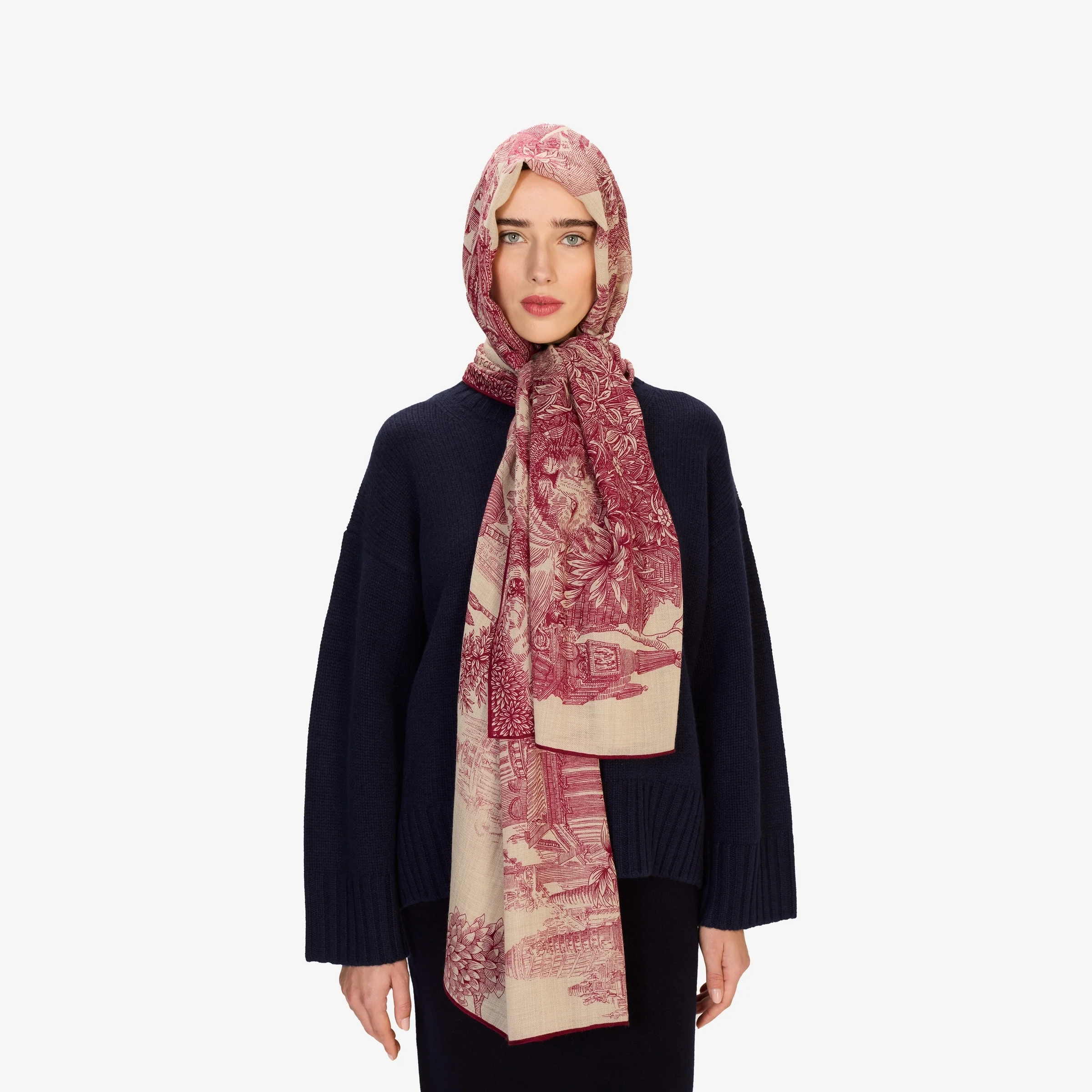 Scarf Et221pi06 Red - Image 2