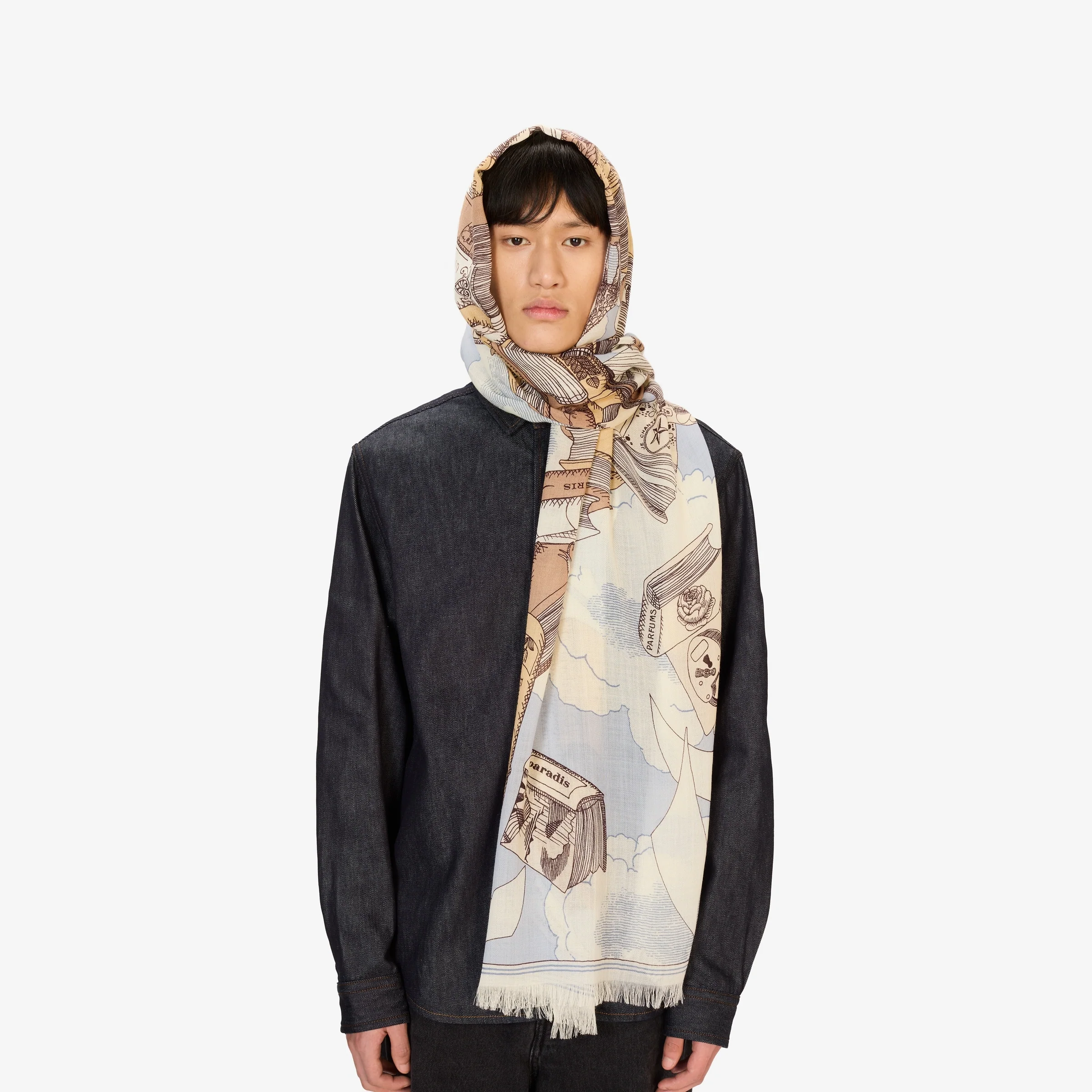 Scarf Et22edi03 Grey - Image 2