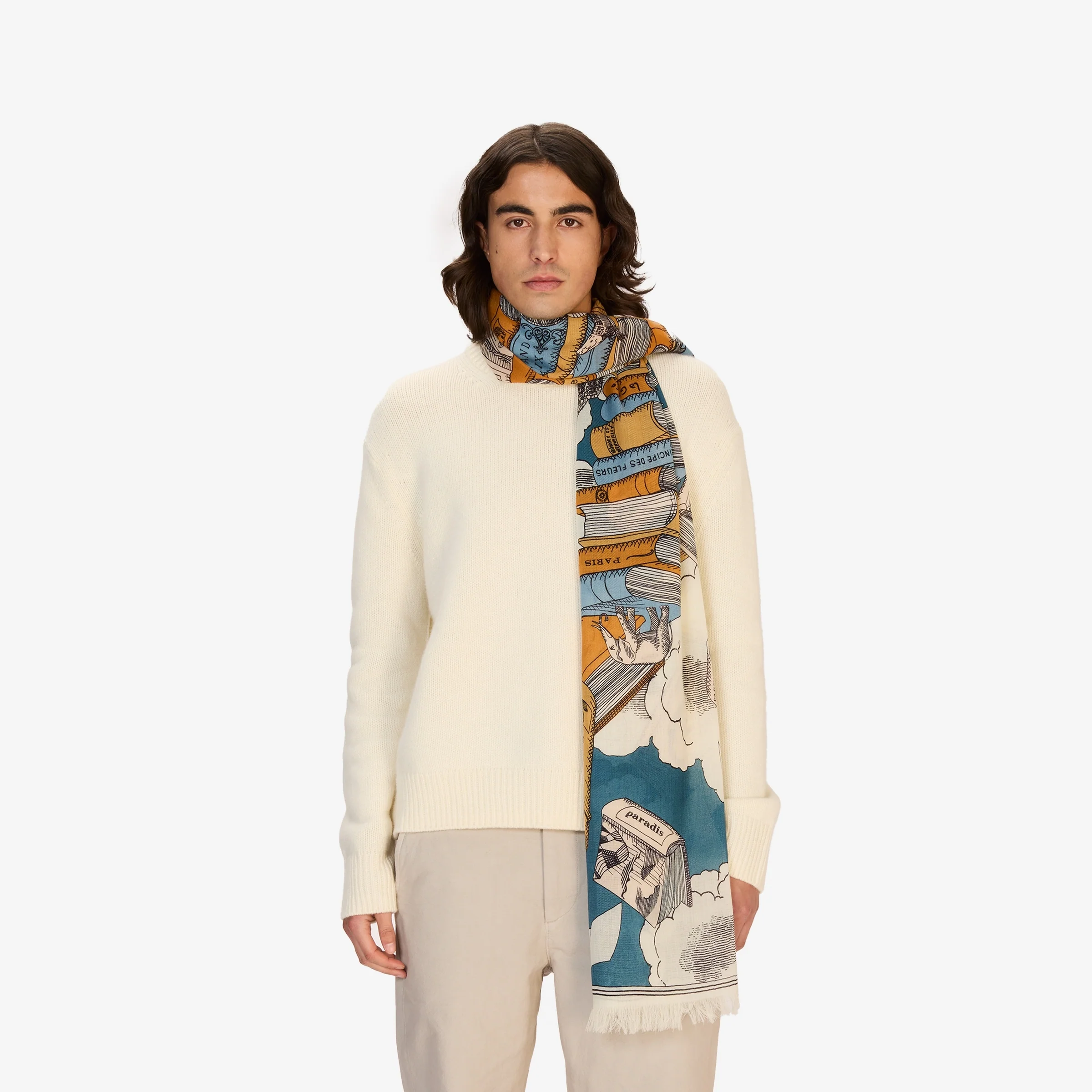 Scarf Et22edi24 Navy - Image 3