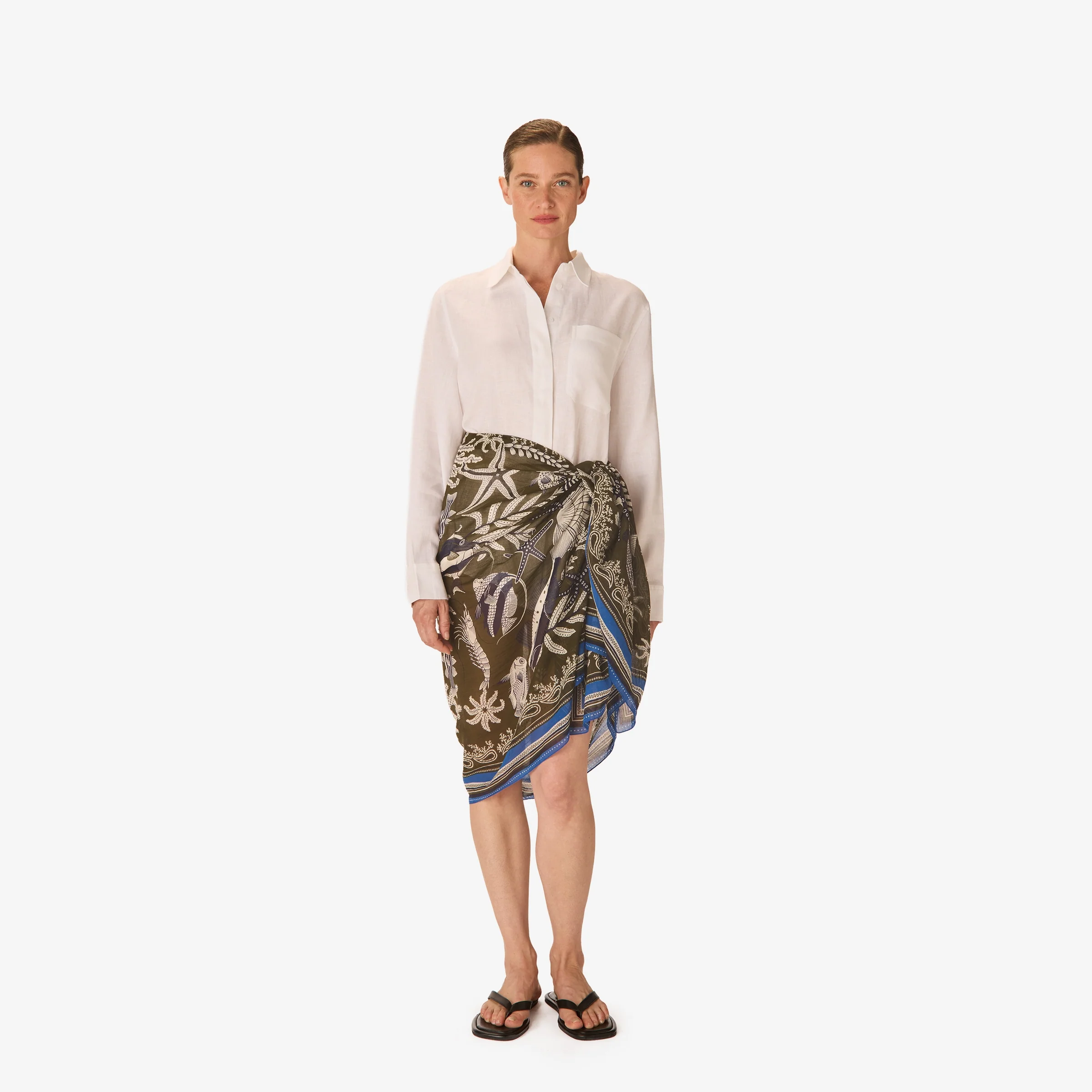 Scarf Et231ne20 Khaki - Image 8