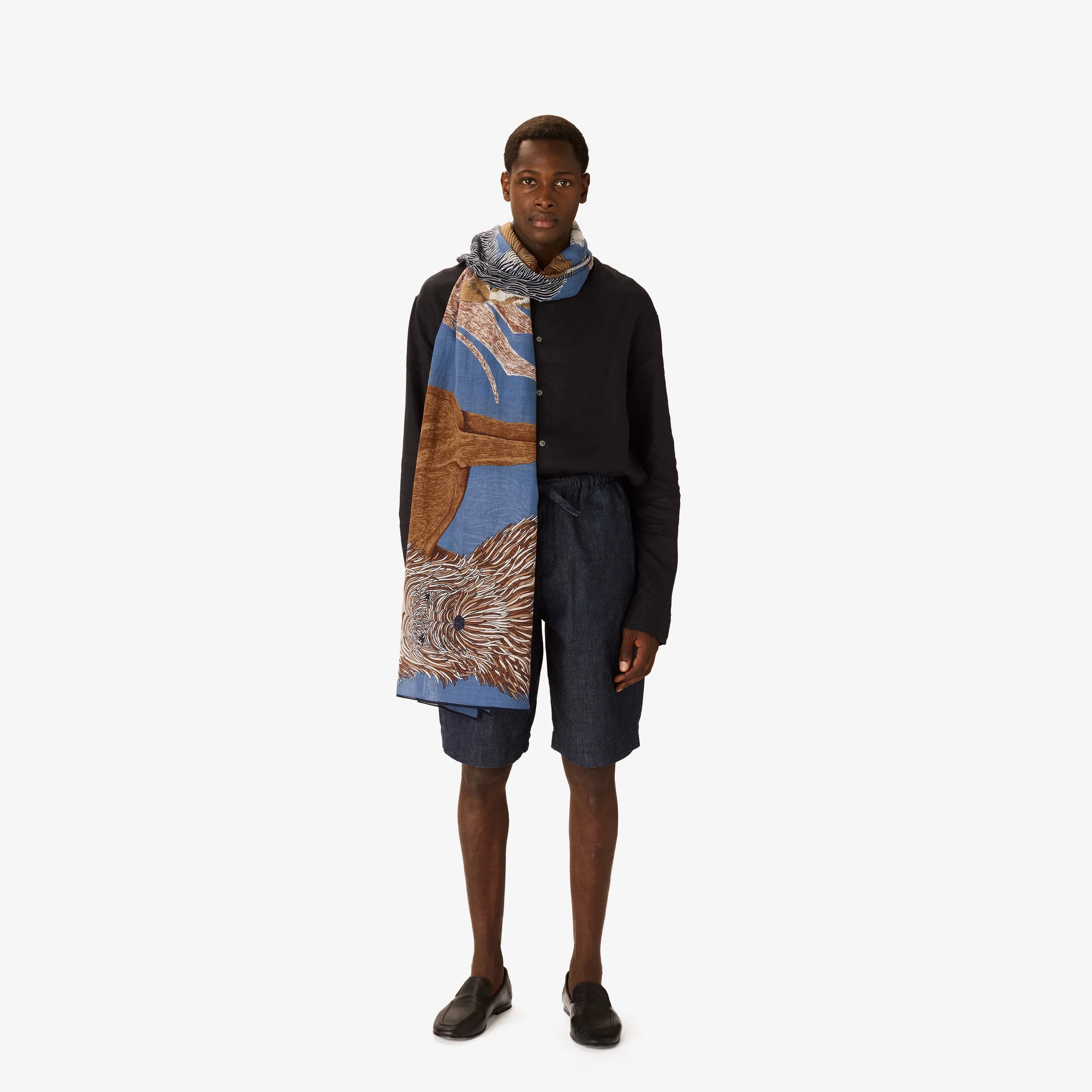 Scarf Et231to04 Blue - Image 9