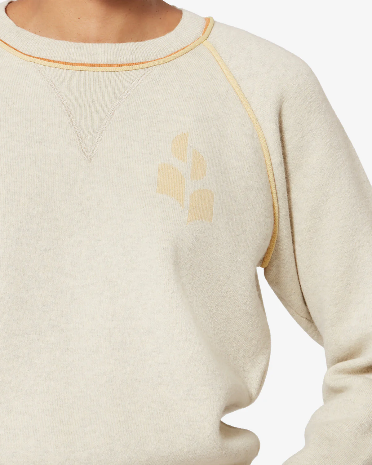 Pullover Loriby Light-Grey-Yellow - Image 2