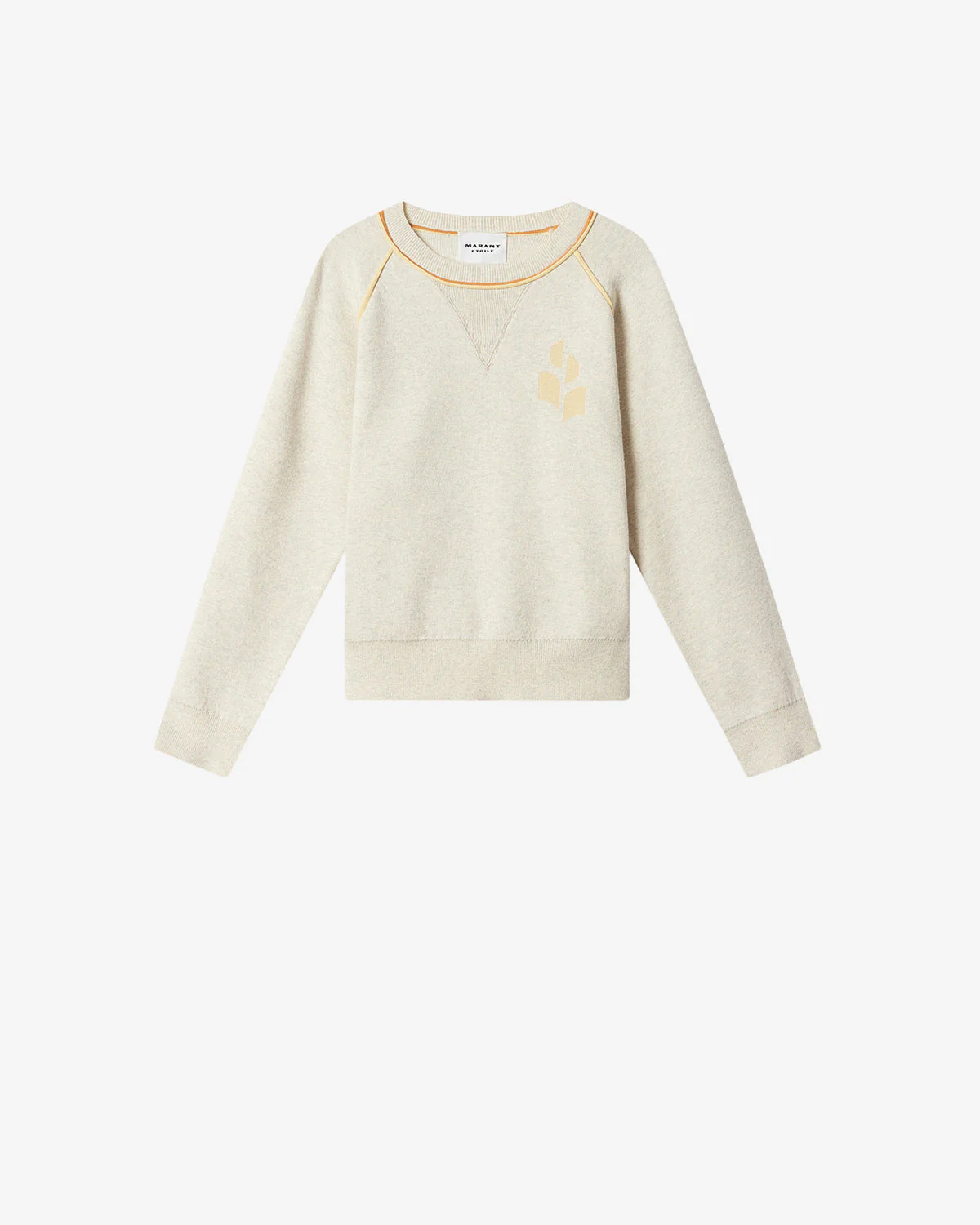 Pullover Loriby Light-Grey-Yellow - Image 5