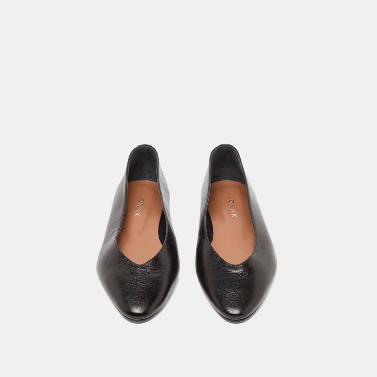 Ballerines Dassus Cuir Vieilli Noir - Image 7