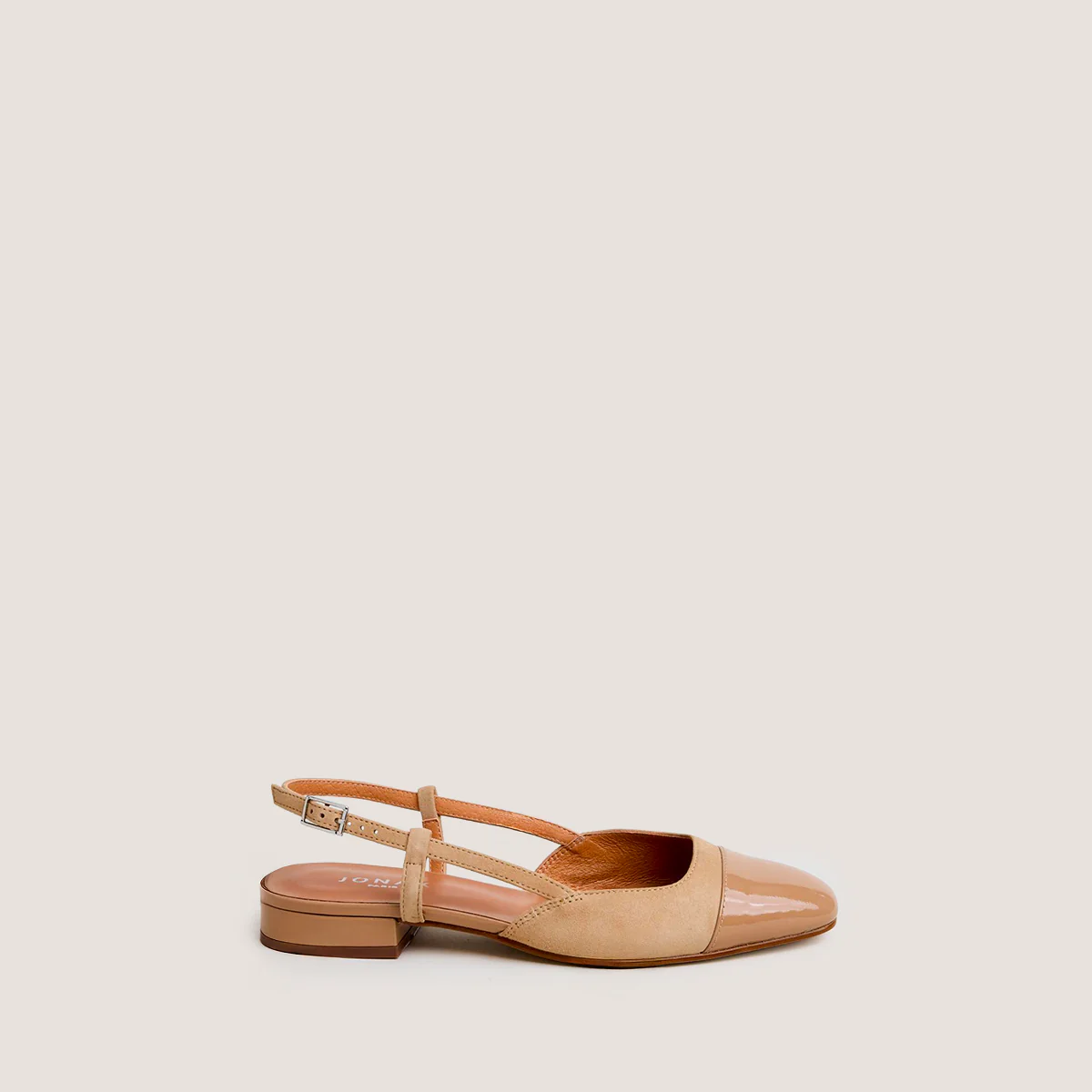 Women's Designer Ballerinas Vernis Velour - Camel Brown Camel-Camel - Image 3