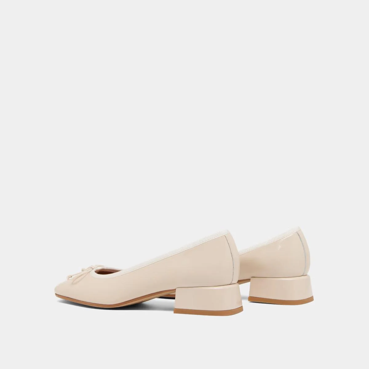 Ballerines Dybil Vernis Plisse Ecru - Image 6