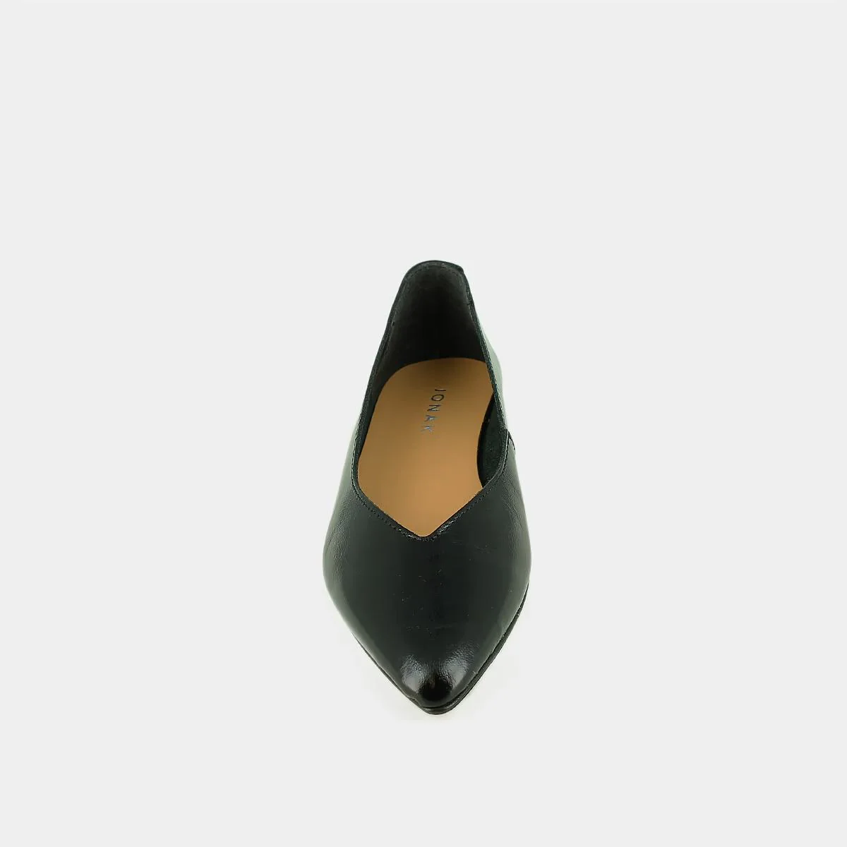 Ballerines Noemie Vernis Plisse Noir - Image 3