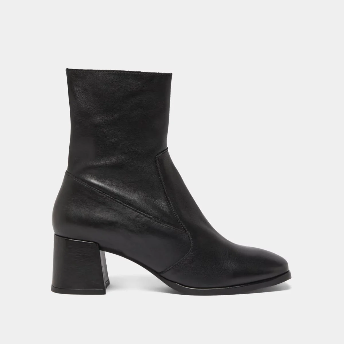 Boots Argentat Cuir Noir - Image 2