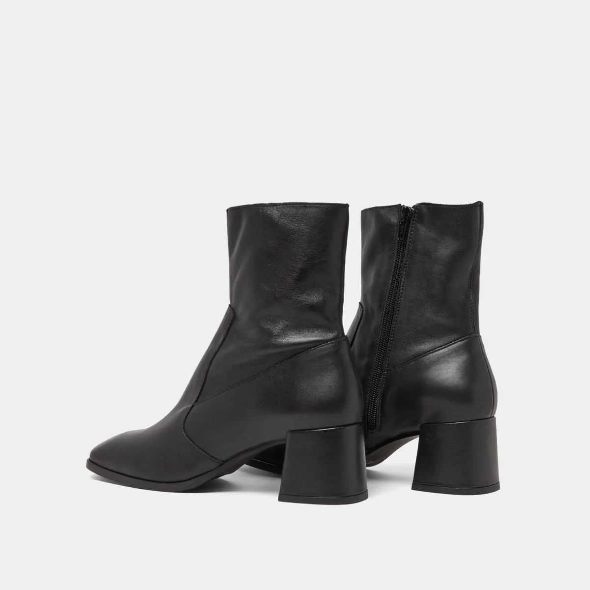 Boots Argentat Cuir Noir - Image 6