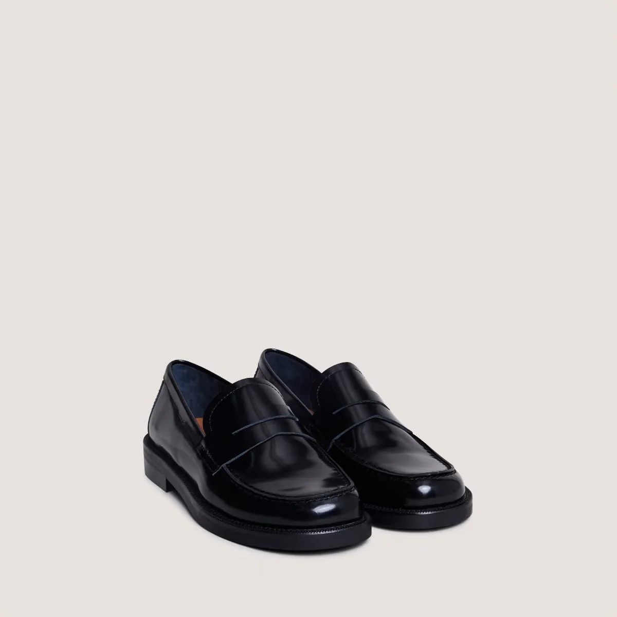 Mocassins Dolivia Cuir Glace Noir - Image 2